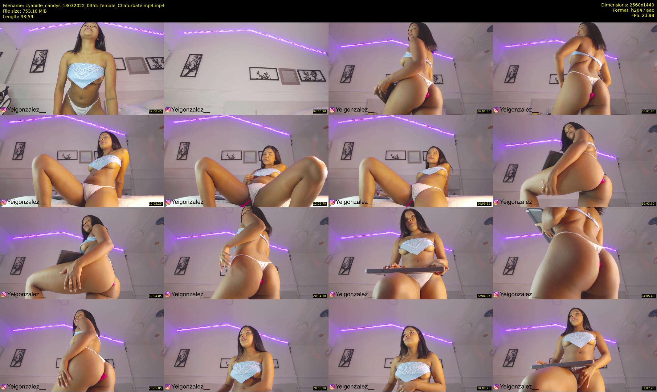 cyanide_candys — 34 minute Chaturbate female cam show recording, 1080p, Mar 13, 2022