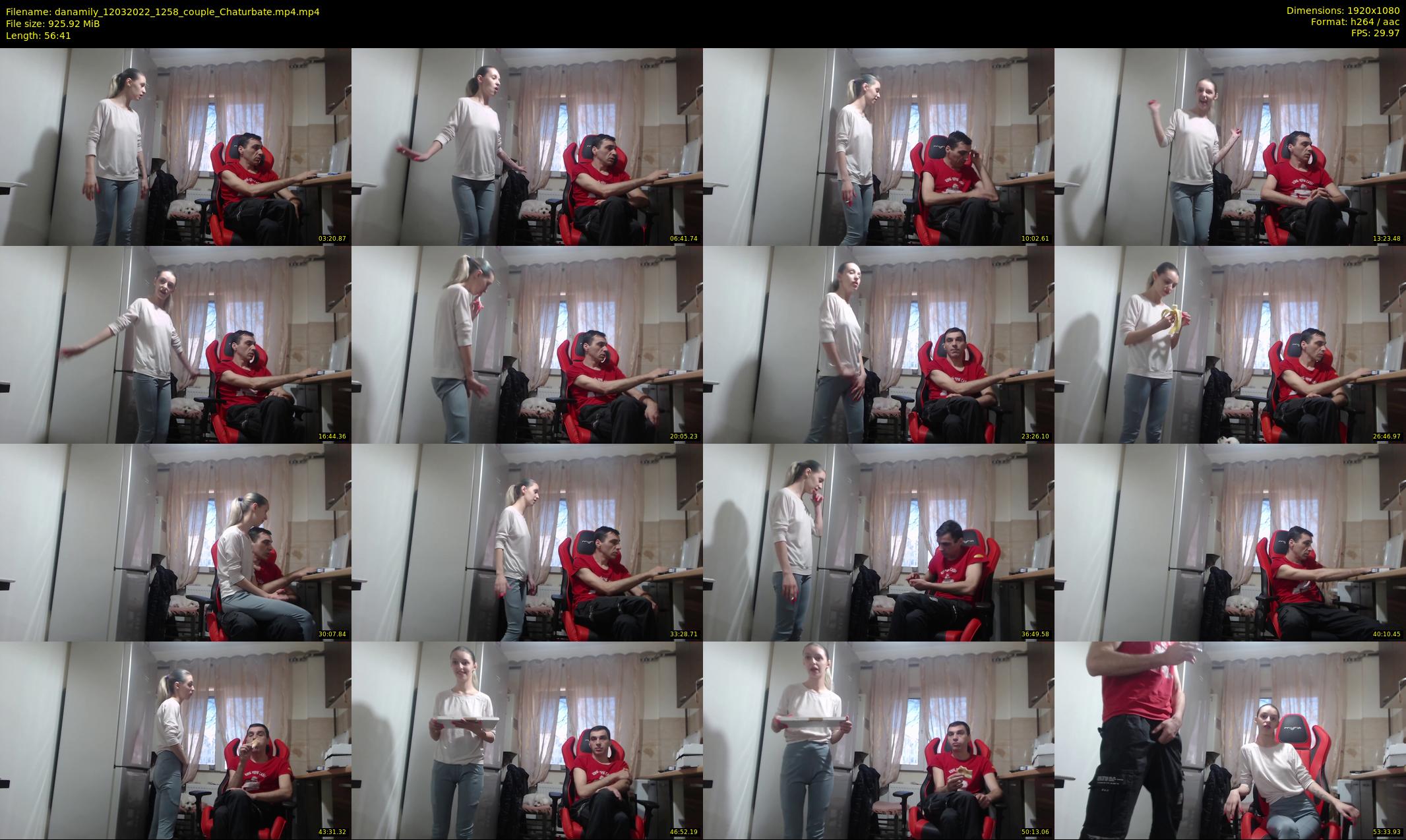 danamily — 57 minute Chaturbate female cam show recording, 1080p, Mar 12, 2022
