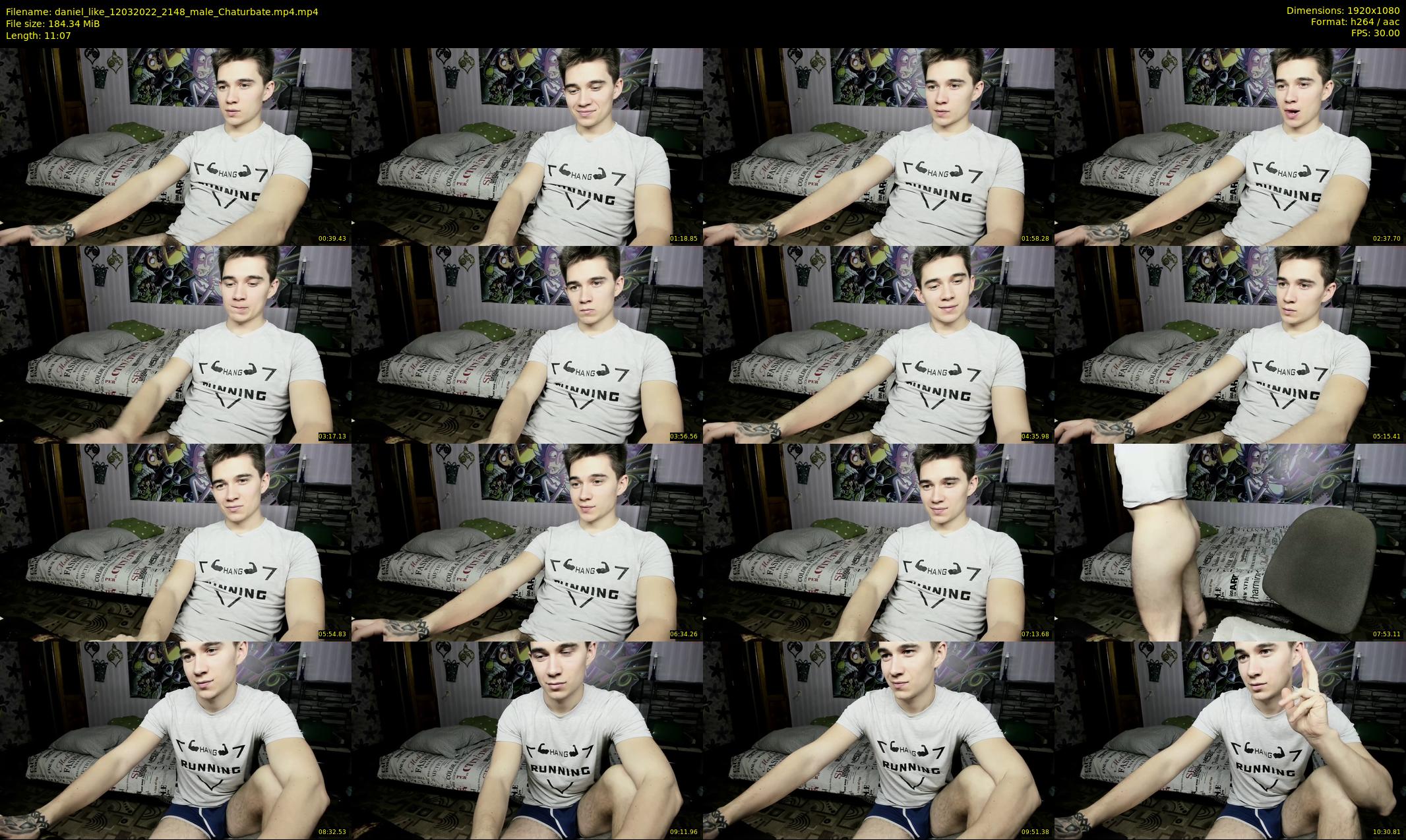 daniel_like — 12 minute Chaturbate male cam show recording, 1080p, Mar 12, 2022