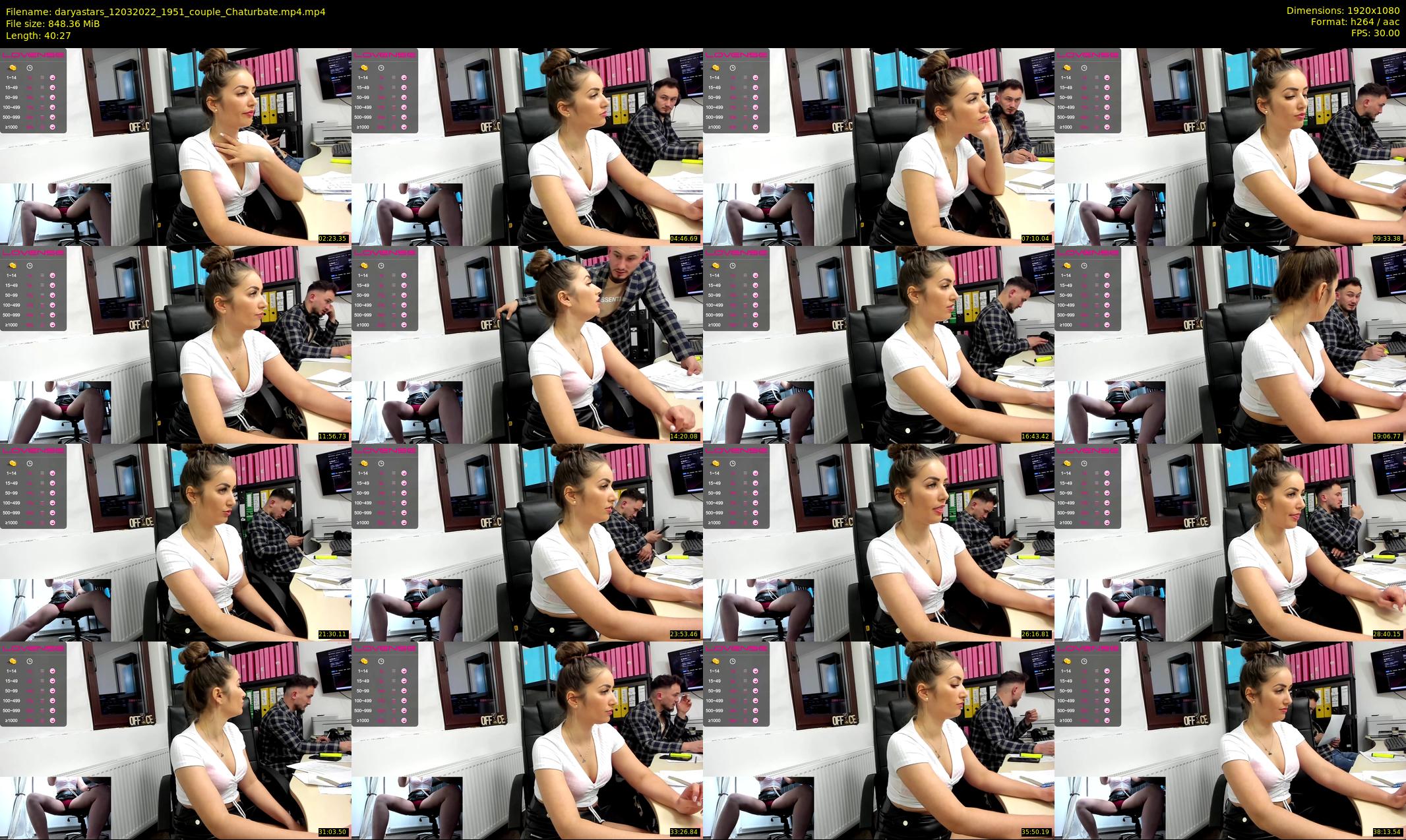 daryastars — 41 minute Chaturbate couple cam show recording, 1080p, Mar 12, 2022