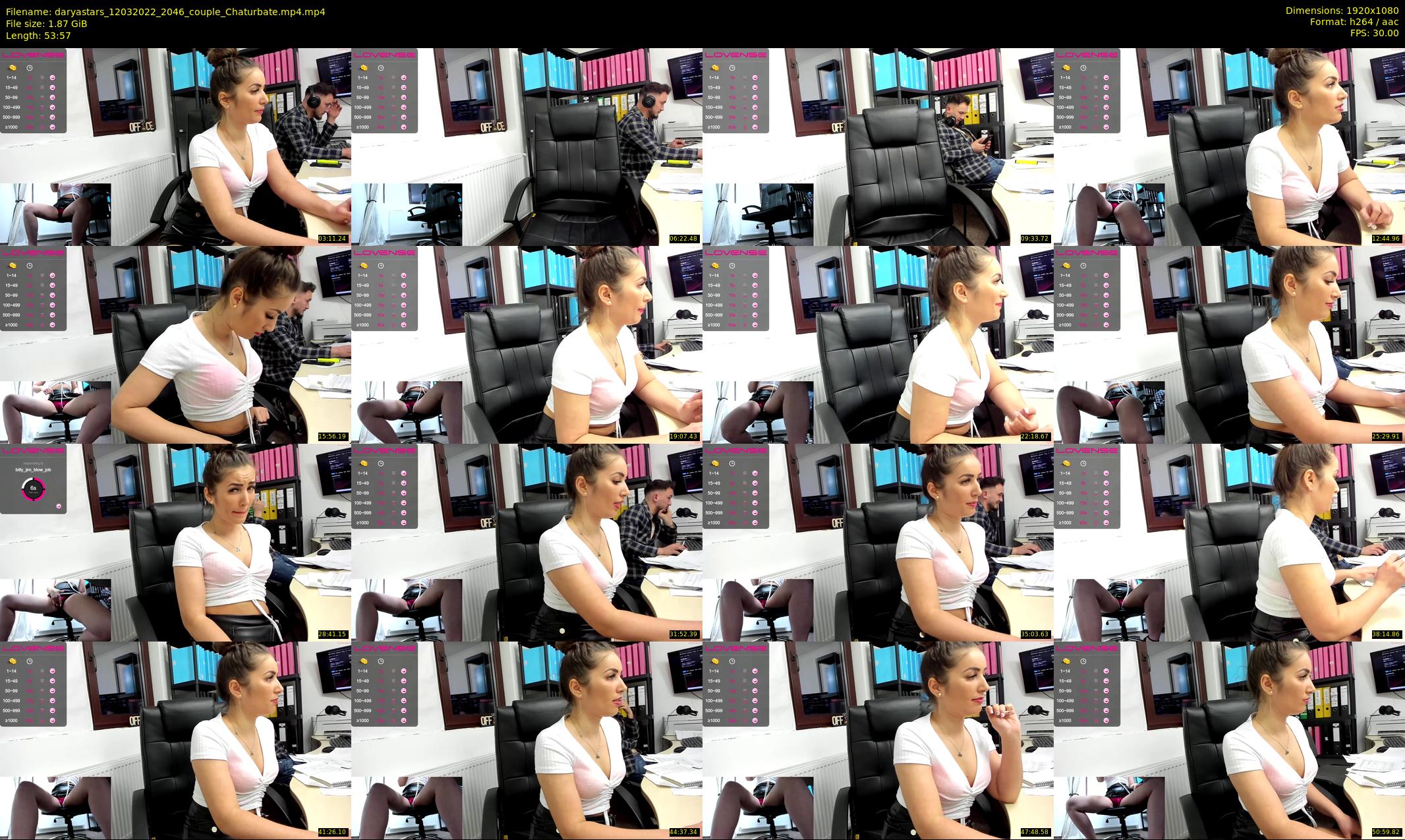 daryastars — 54 minute Chaturbate couple cam show recording, 1080p, Mar 12, 2022