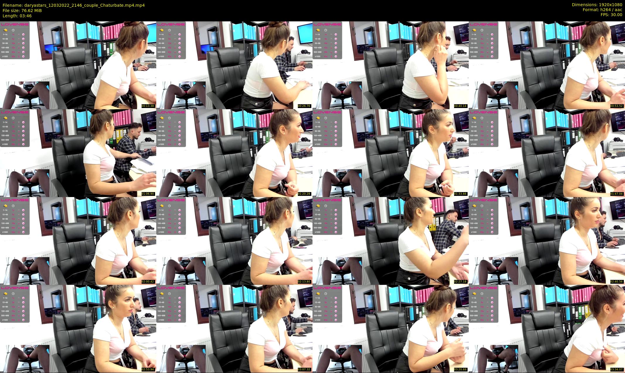 daryastars — 4 minute Chaturbate couple cam show recording, 1080p, Mar 12, 2022