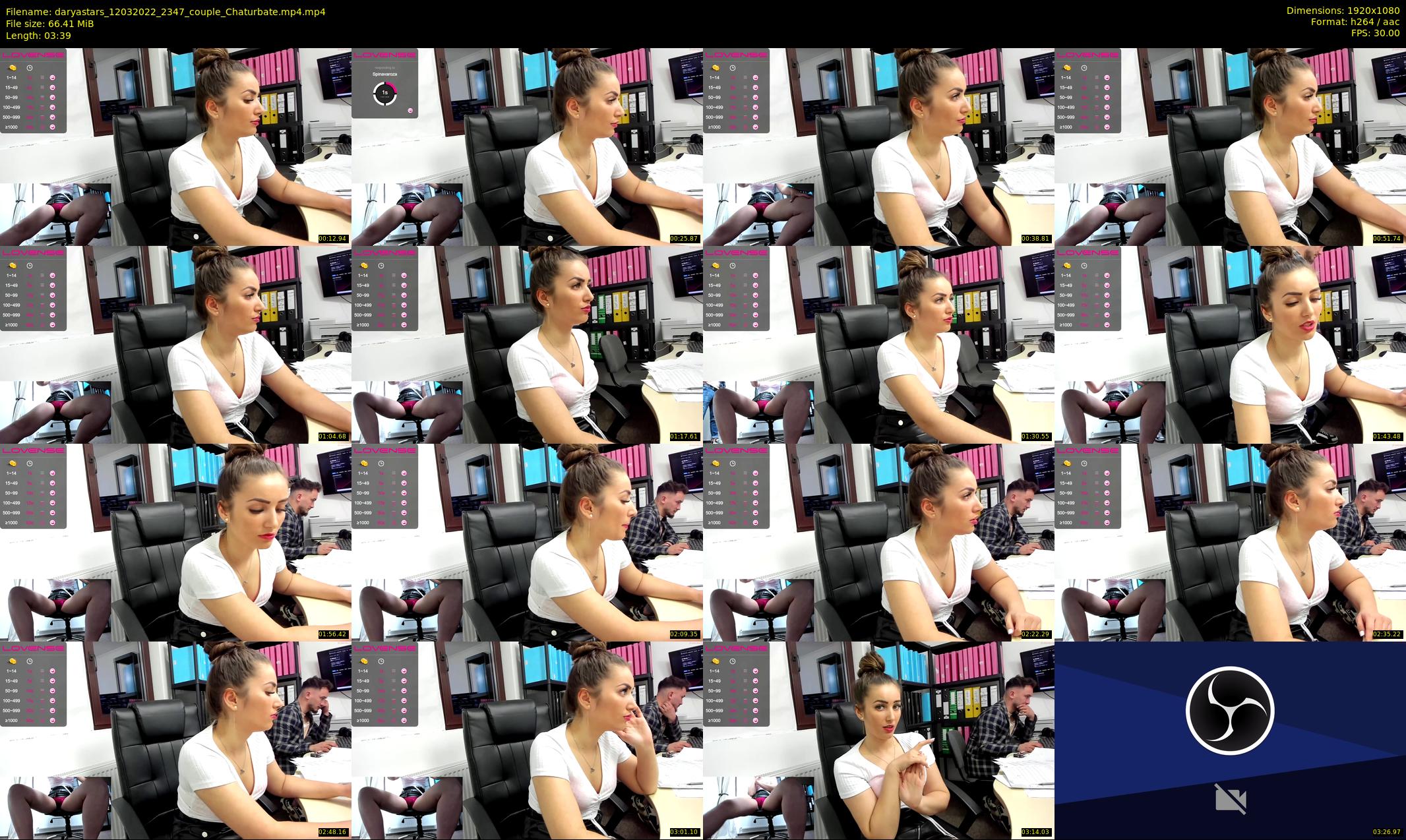 daryastars — 4 minute Chaturbate couple cam show recording, 1080p, Mar 12, 2022