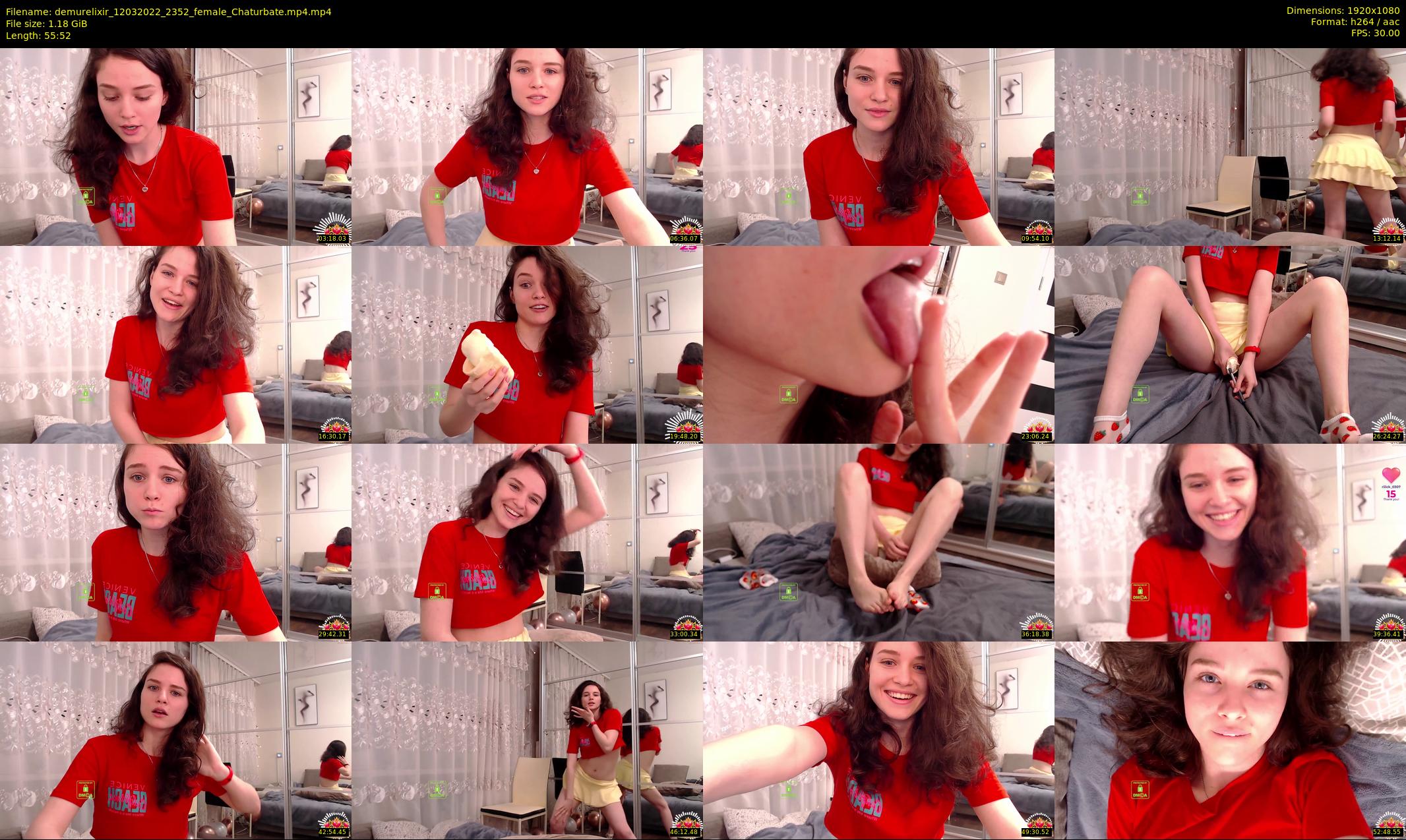 demurelixir — 56 minute Chaturbate female cam show recording, 1080p, Mar 12, 2022