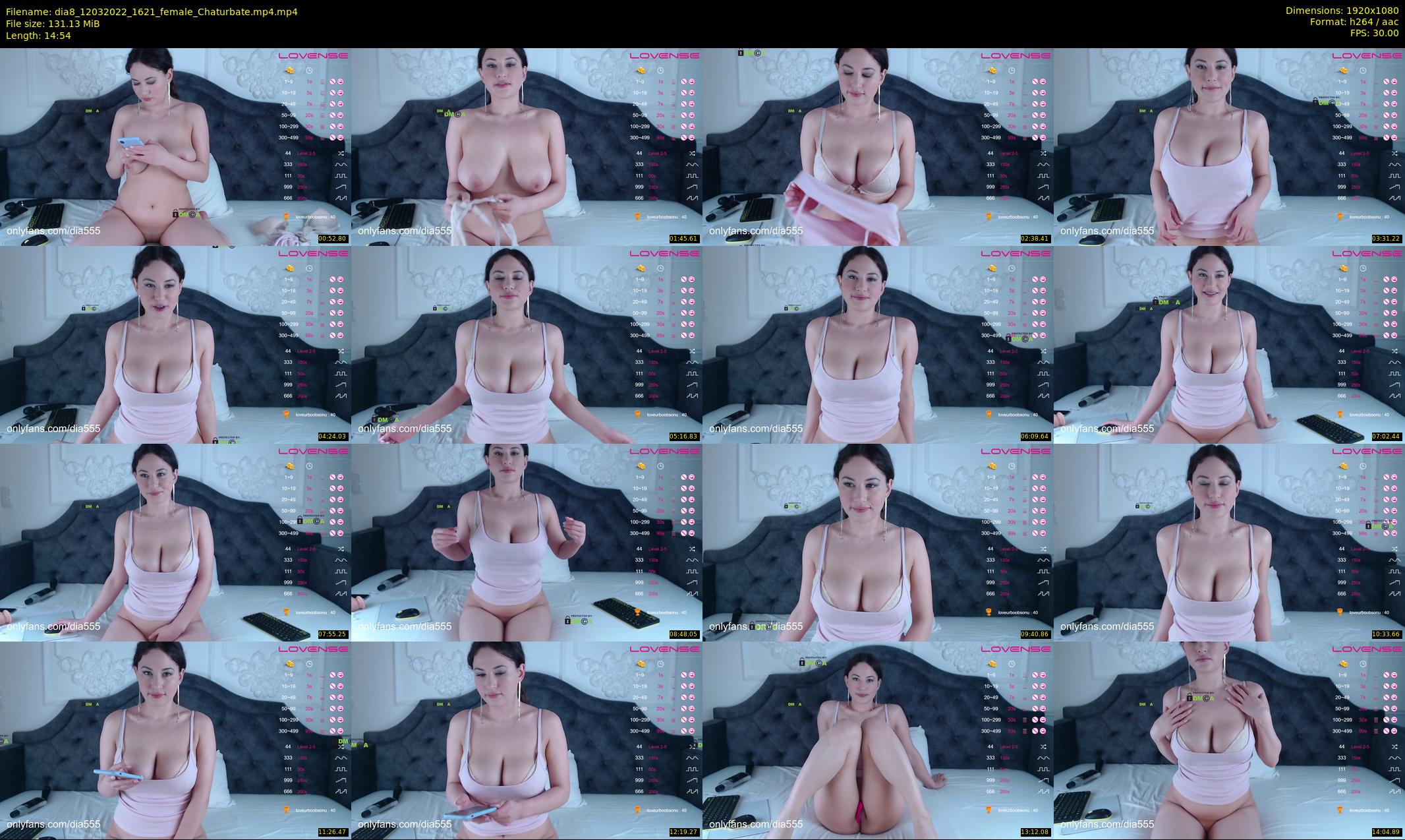 dia8 — 15 minute Chaturbate female cam show recording, 1080p, Mar 12, 2022