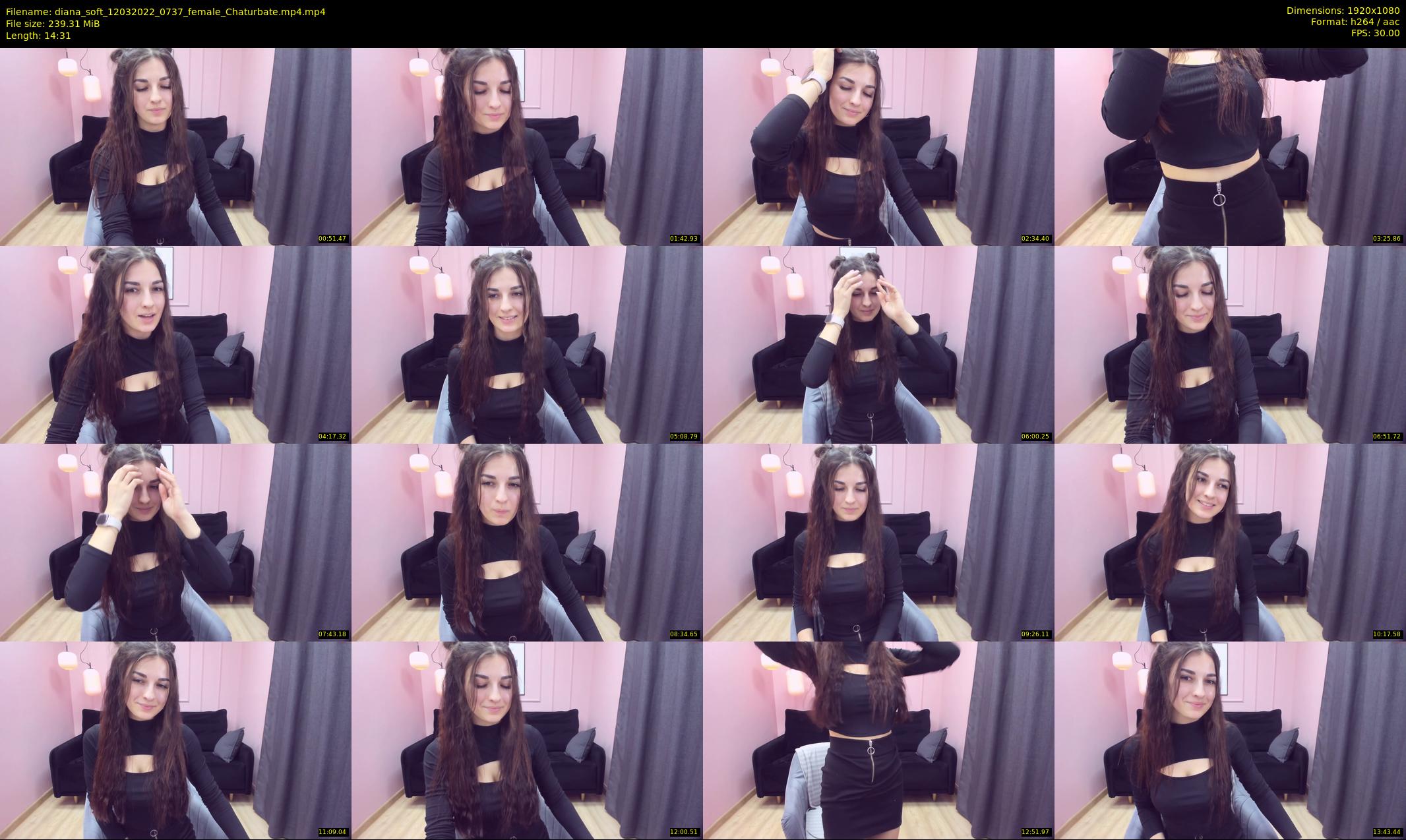 diana_soft — 15 minute Chaturbate female cam show recording, 1080p, Mar 12, 2022