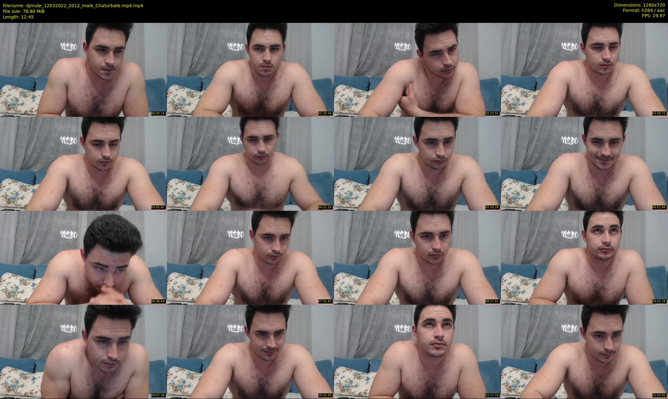 djmute — 13 minute Chaturbate male cam show recording, 720p, Mar 12, 2022