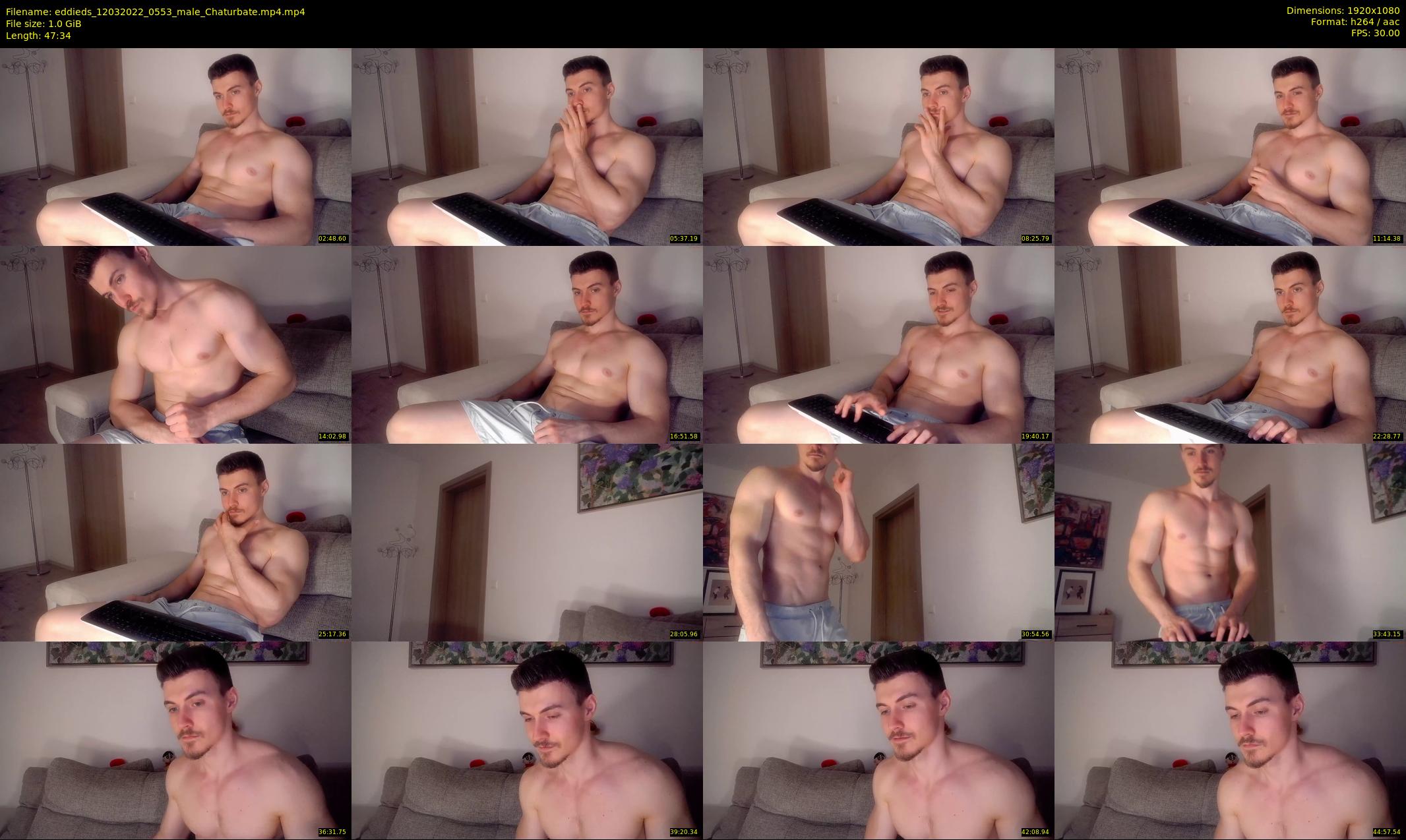 eddieds — 48 minute Chaturbate male cam show recording, 1080p, Mar 12, 2022