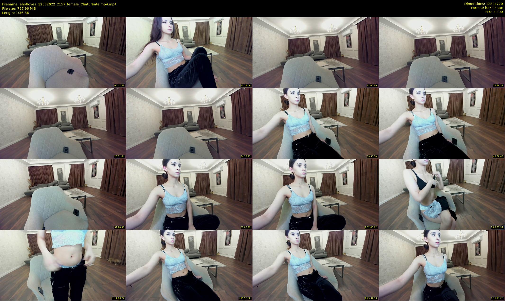 ehotlovea — 97 minute Chaturbate female cam show recording, 720p, Mar 12, 2022