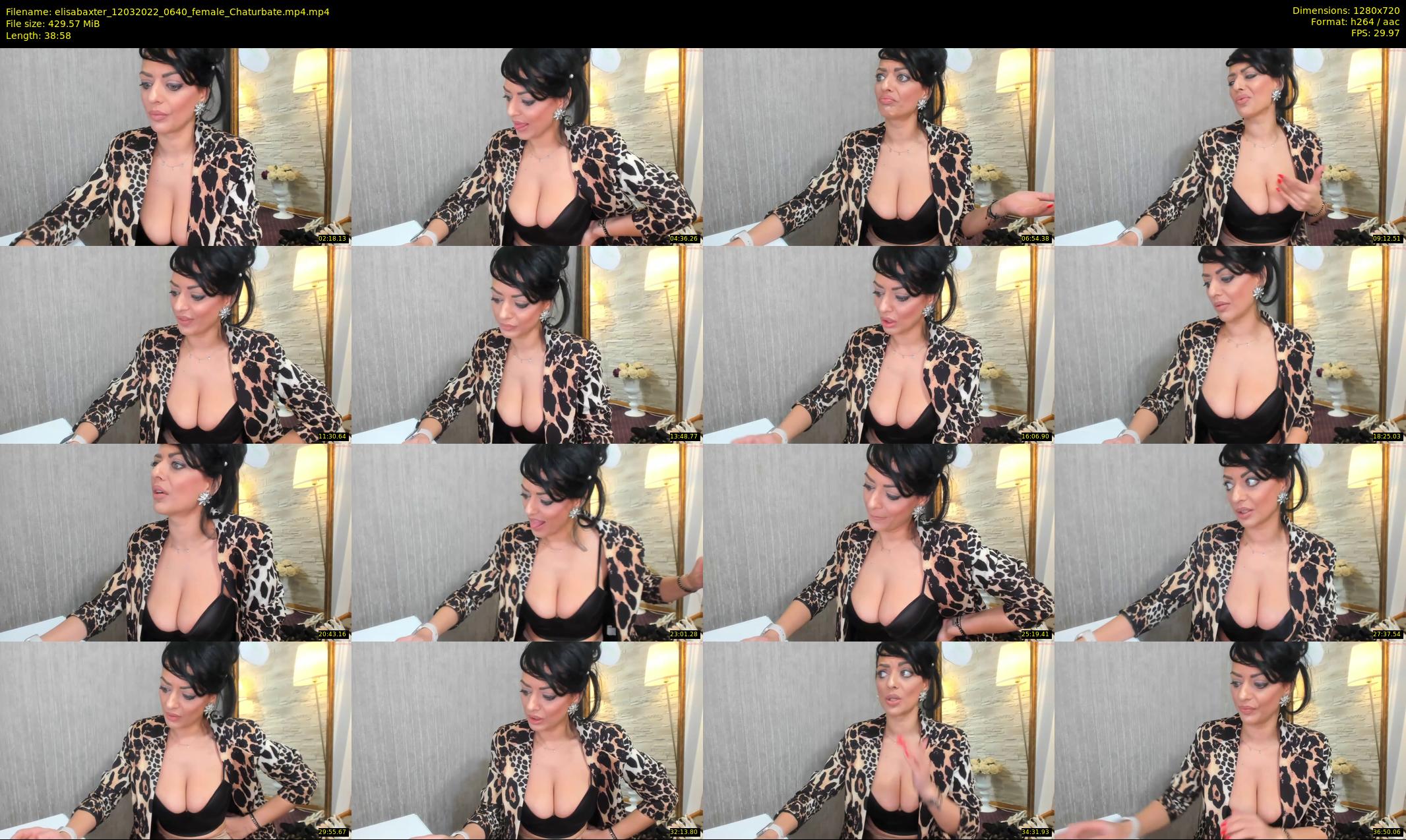 elisabaxter — 39 minute Chaturbate female cam show recording, 720p, Mar 12, 2022