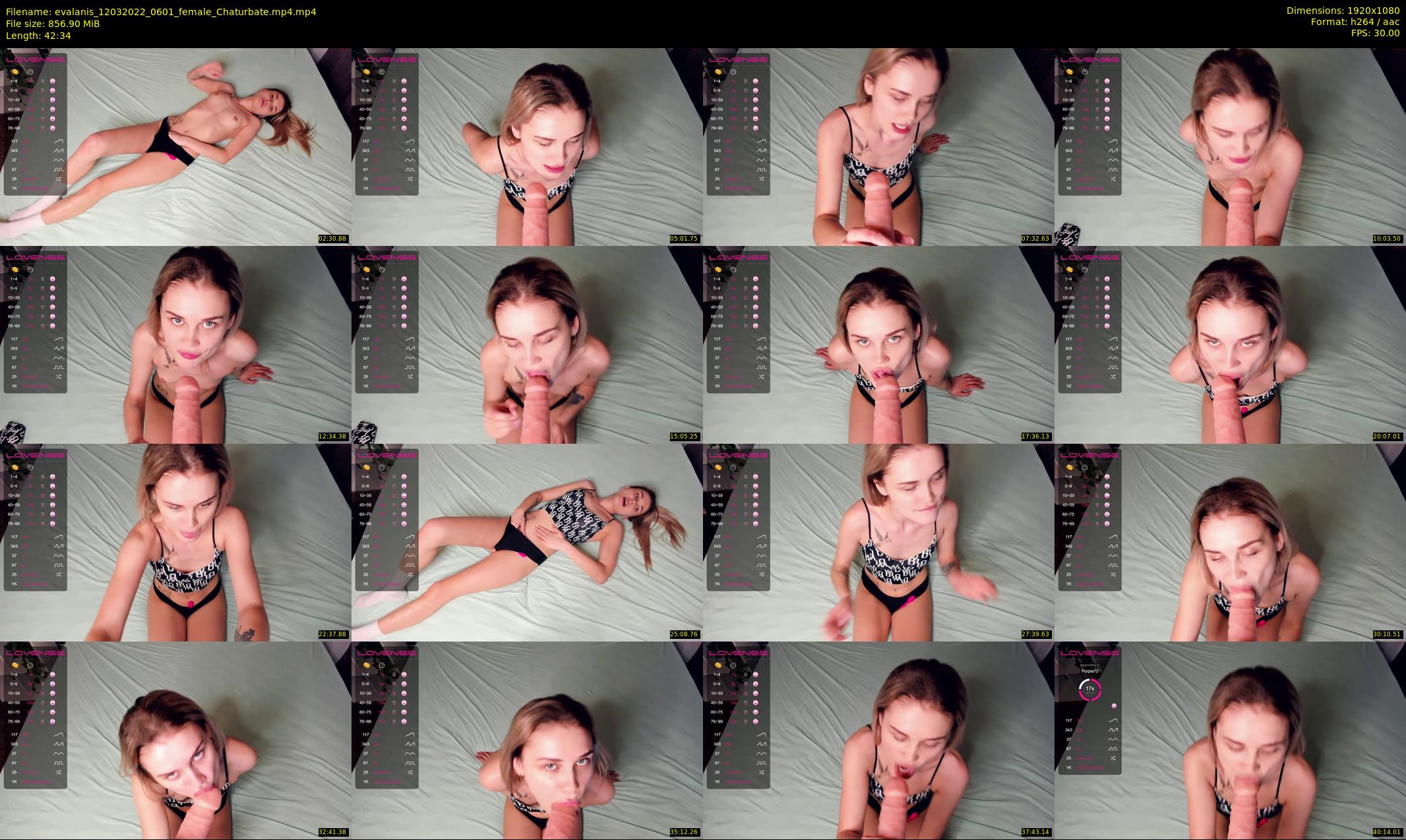 evalanis — 43 minute Chaturbate couple cam show recording, 1080p, Mar 12, 2022