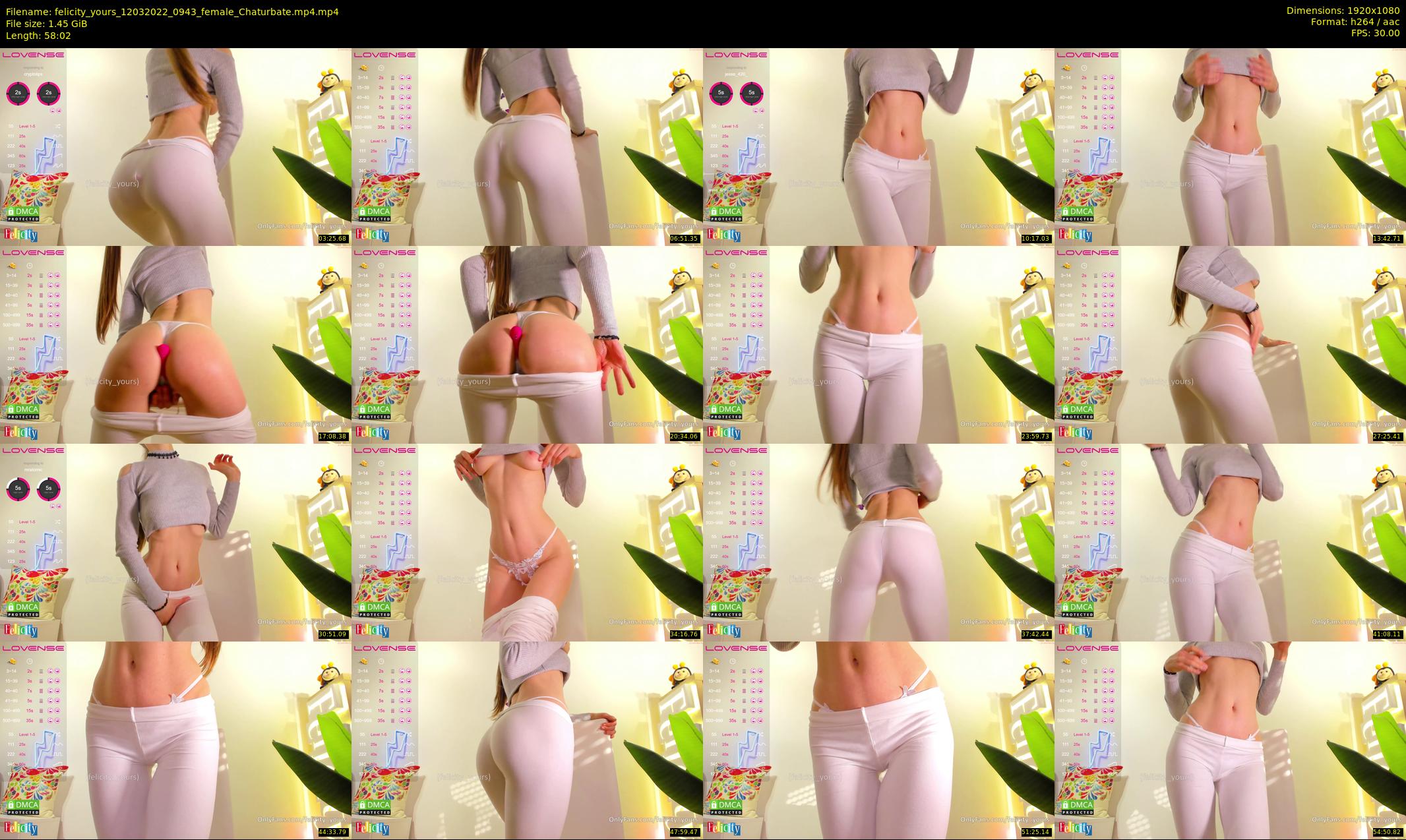 felicity_yours — 59 minute Chaturbate female cam show recording, 1080p, Mar 12, 2022