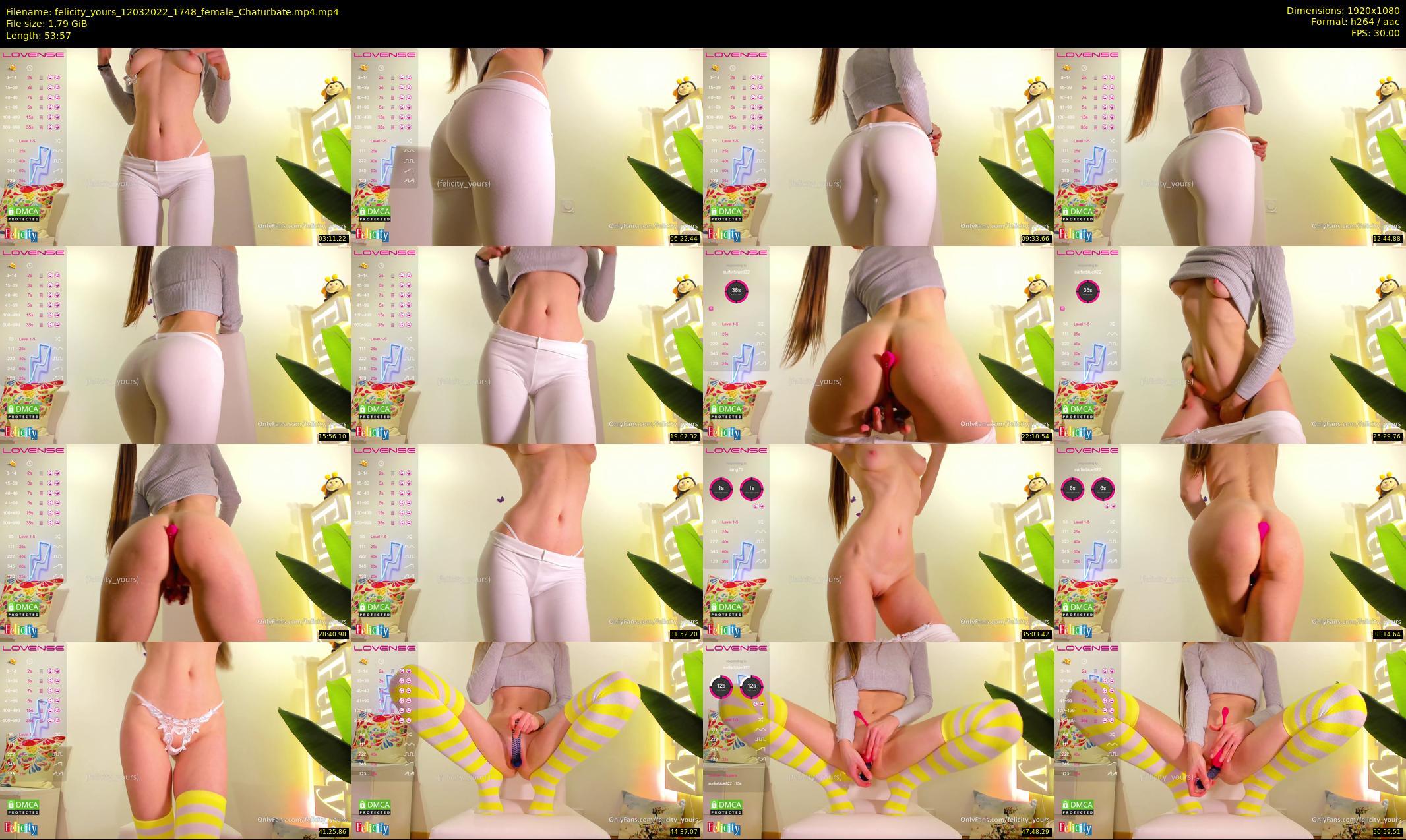 felicity_yours — 54 minute Chaturbate female cam show recording, 1080p, Mar 12, 2022