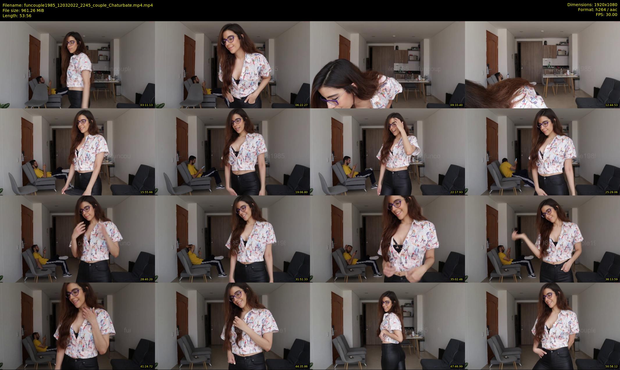 funcouple1985 — 54 minute Chaturbate couple cam show recording, 1080p, Mar 12, 2022