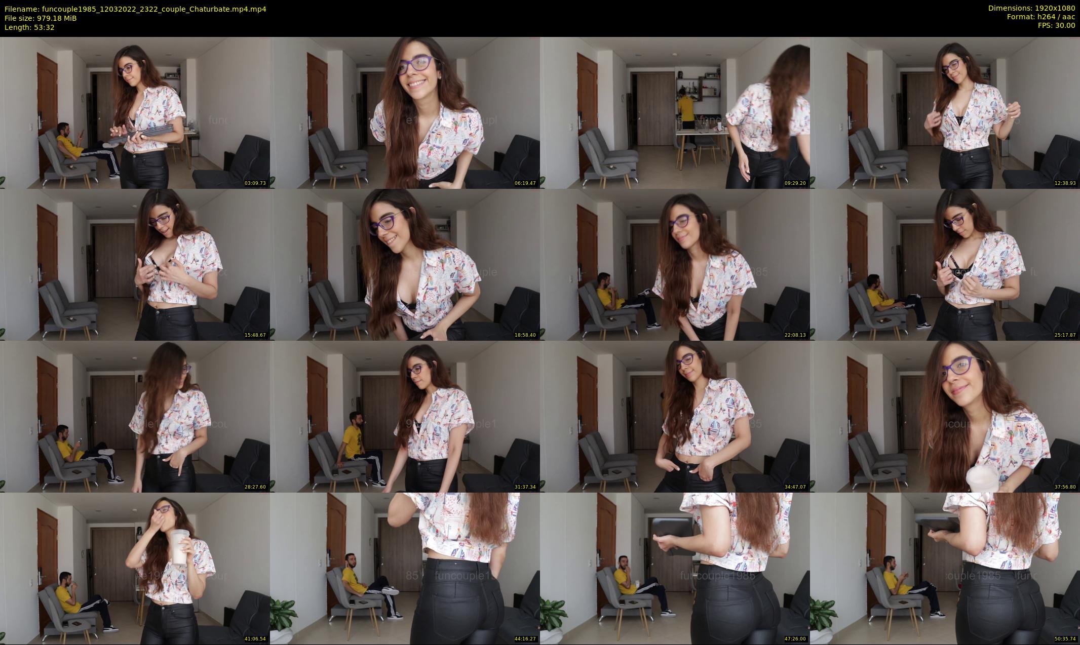 funcouple1985 — 54 minute Chaturbate couple cam show recording, 1080p, Mar 12, 2022