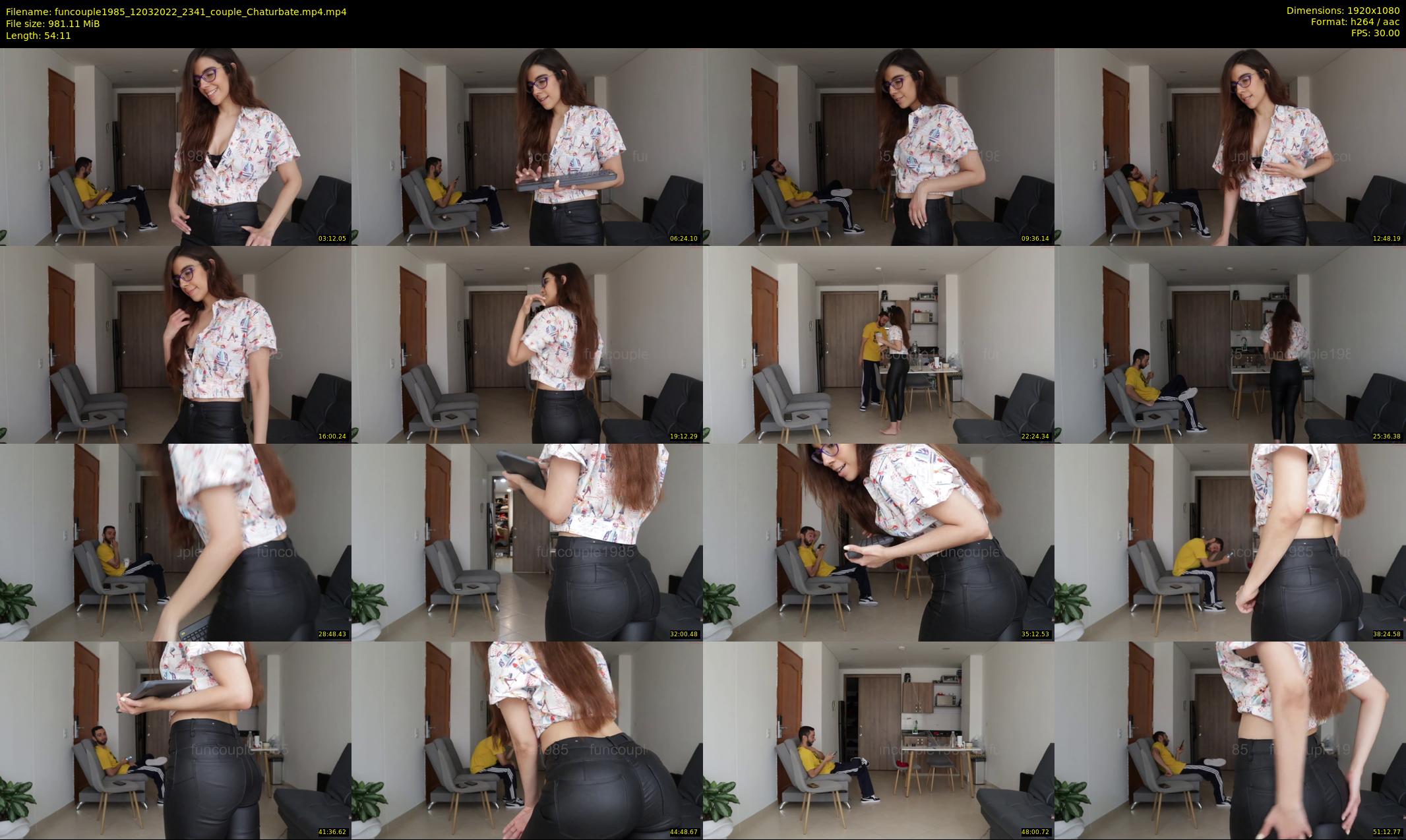funcouple1985 — 55 minute Chaturbate couple cam show recording, 1080p, Mar 12, 2022