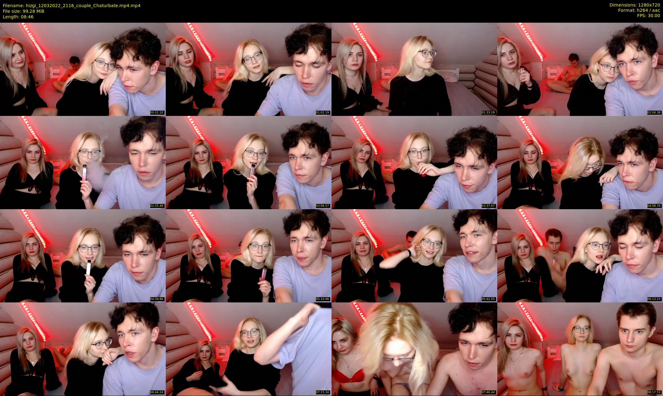 hizgi — 9 minute Chaturbate couple cam show recording, 720p, Mar 12, 2022