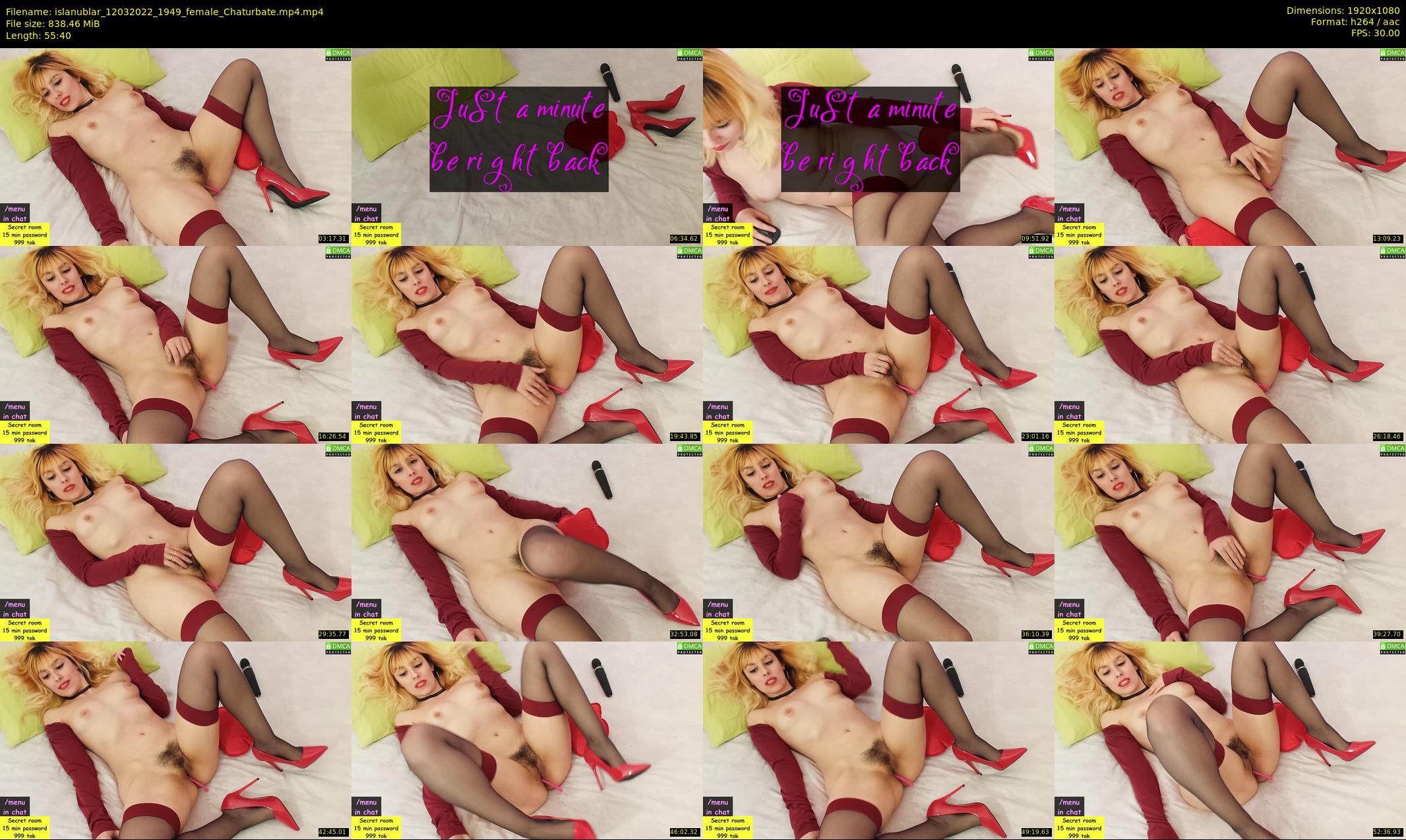 islanublar — 56 minute Chaturbate female cam show recording, 1080p, Mar 12, 2022