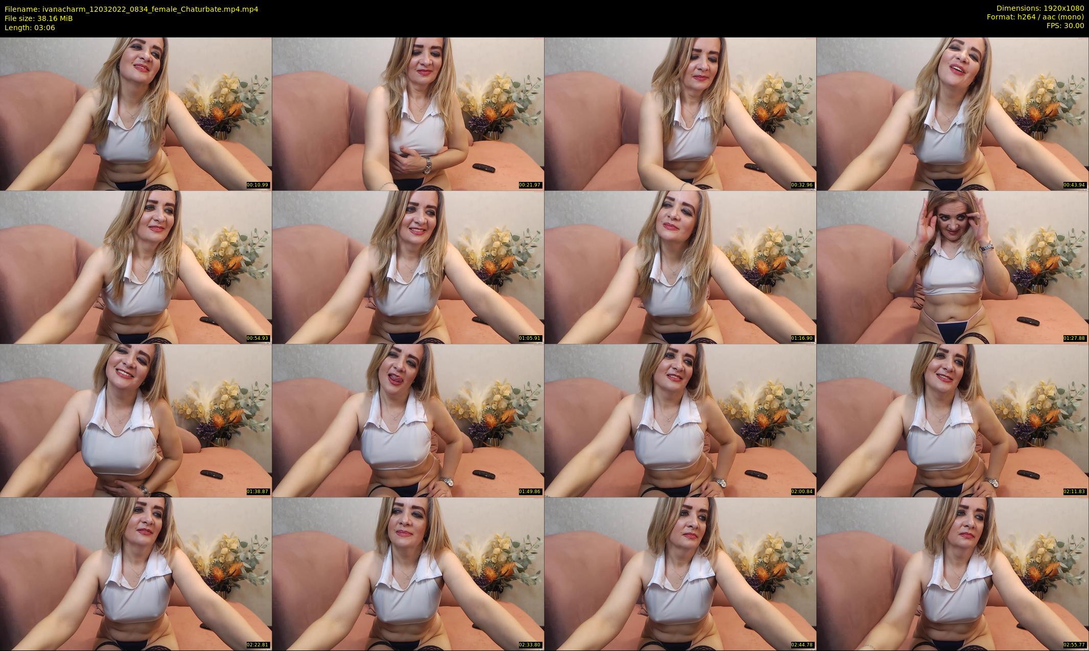 ivanacharm — 4 minute Chaturbate female cam show recording, 1080p, Mar 12, 2022