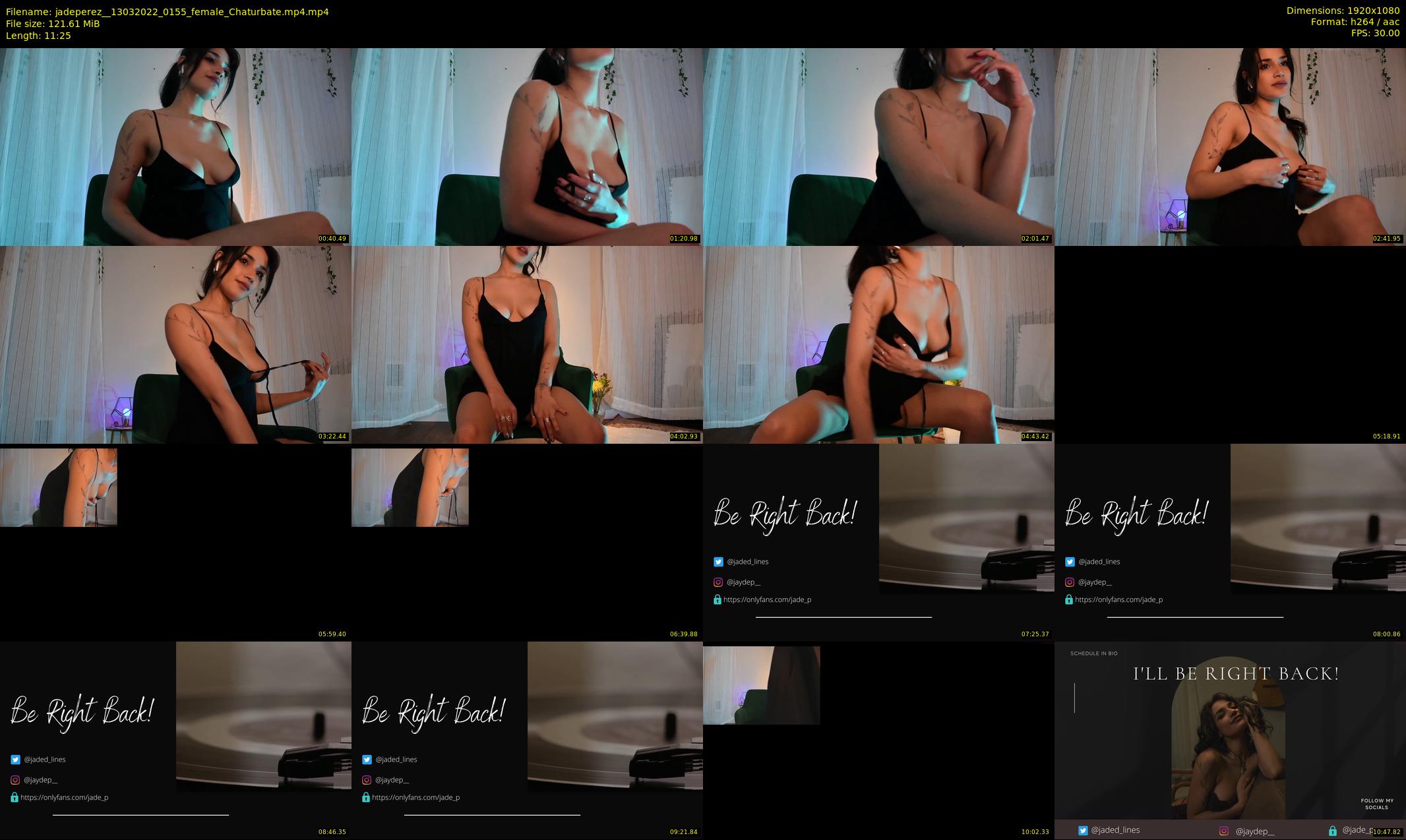 jadeperez_ — 12 minute Chaturbate female cam show recording, 1080p, Mar 13, 2022