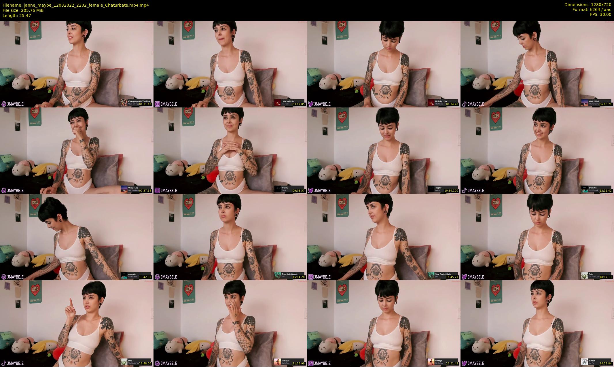 janne_maybe — 26 minute Chaturbate female cam show recording, 720p, Mar 12, 2022