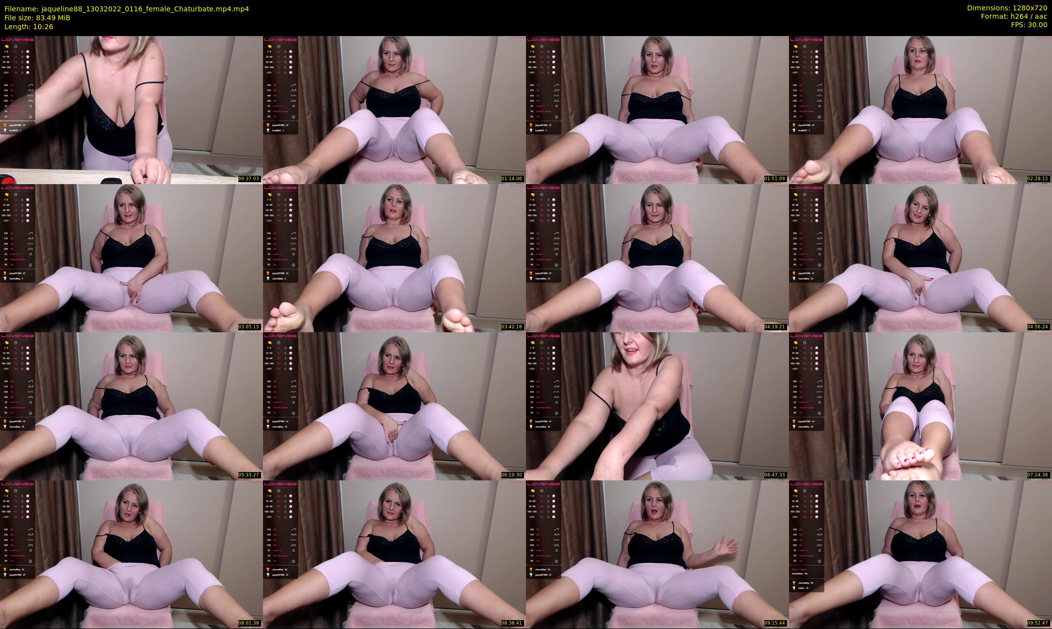 jaqueline88 — 11 minute Chaturbate female cam show recording, 720p, Mar 13, 2022