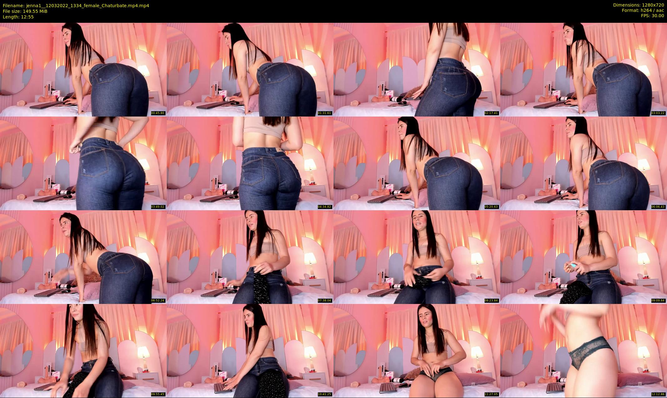 jenna1_ — 13 minute Chaturbate female cam show recording, 720p, Mar 12, 2022