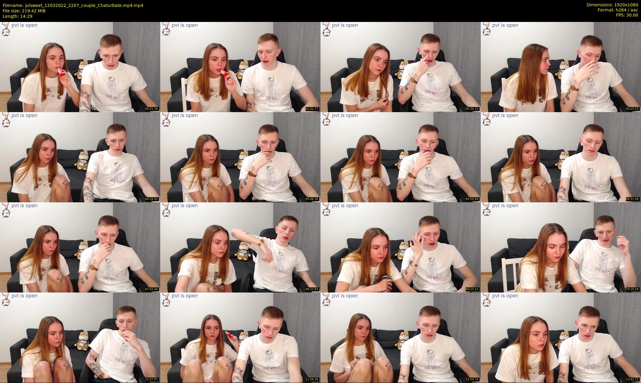 julsweet — 15 minute Chaturbate male cam show recording, 1080p, Mar 12, 2022
