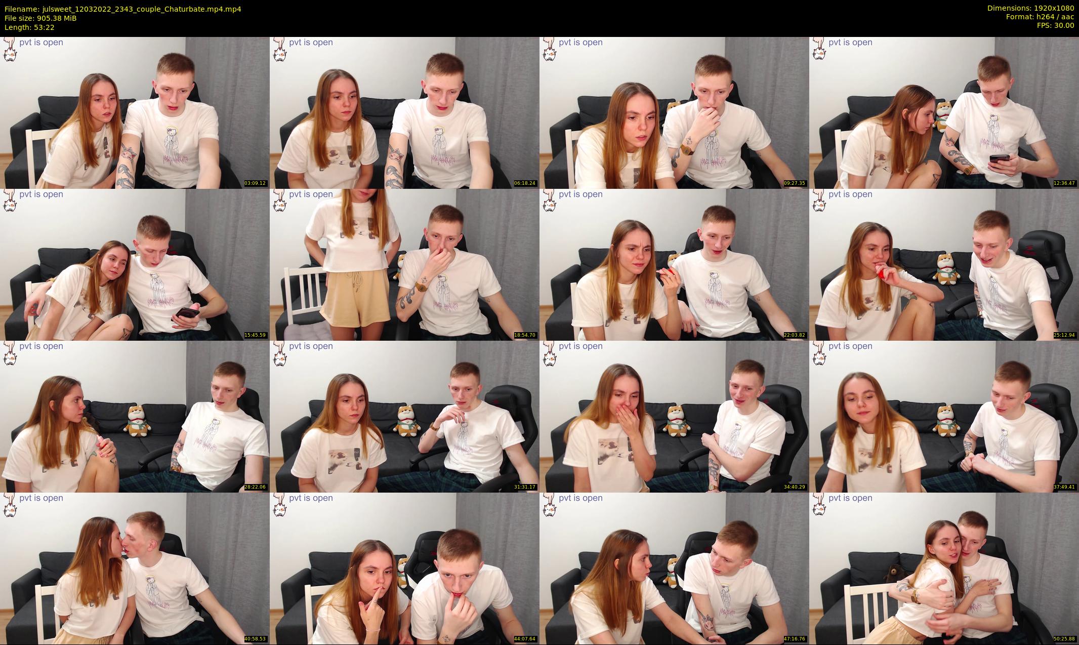 julsweet — 54 minute Chaturbate male cam show recording, 1080p, Mar 12, 2022