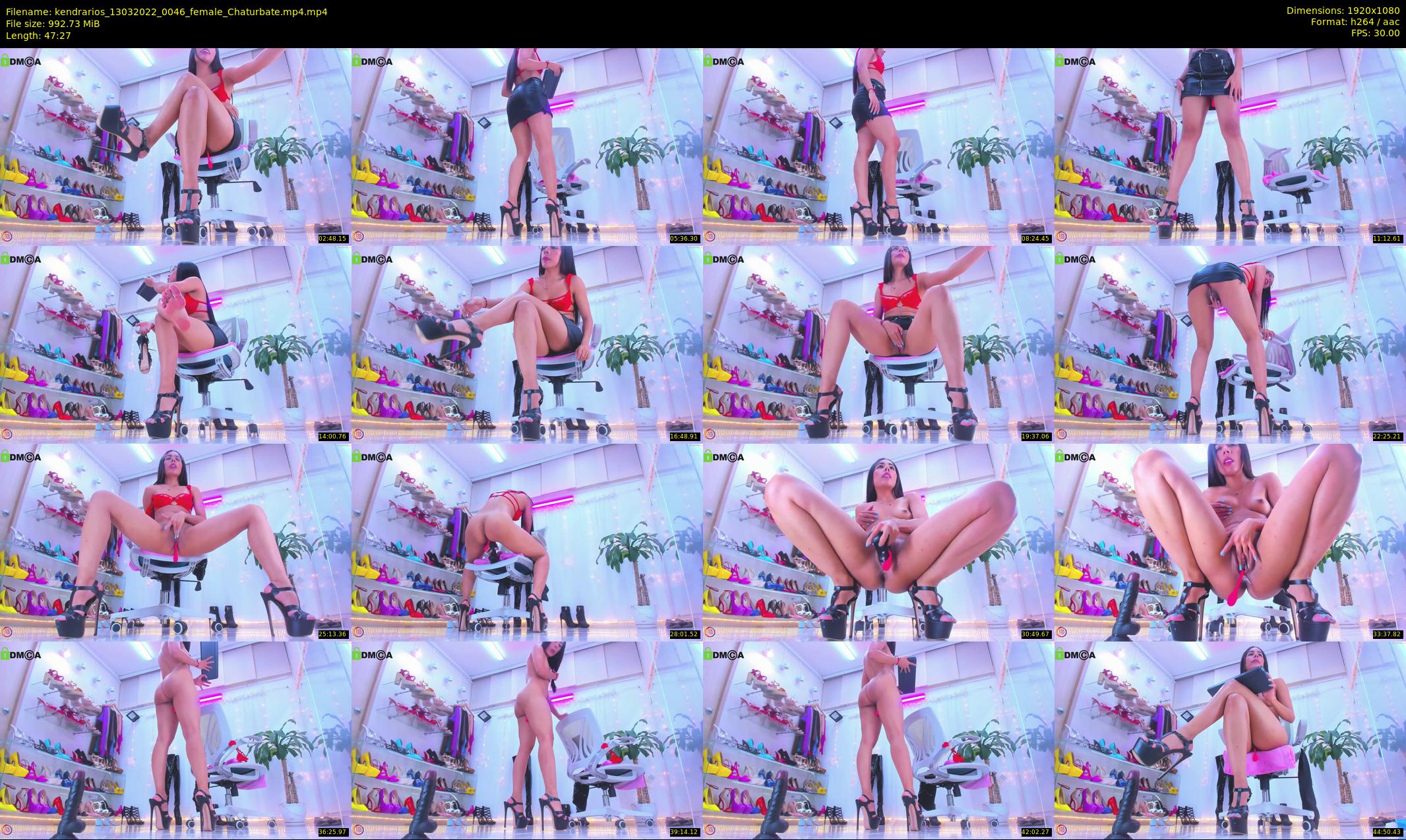 kendrarios — 48 minute Chaturbate female cam show recording, 1080p, Mar 13, 2022