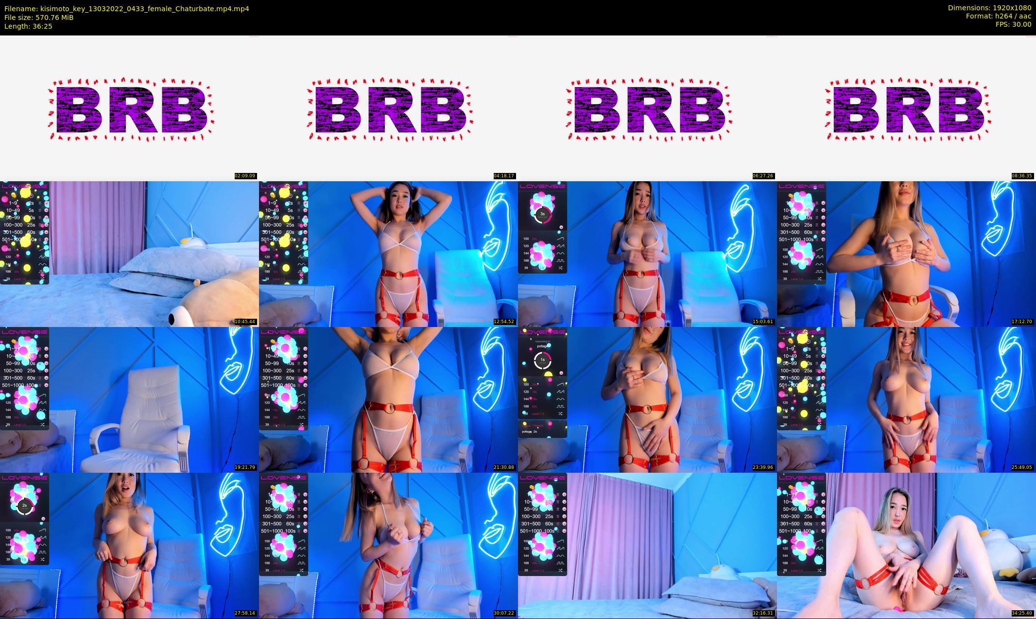 kisimoto_key — 37 minute Chaturbate female cam show recording, 1080p, Mar 13, 2022