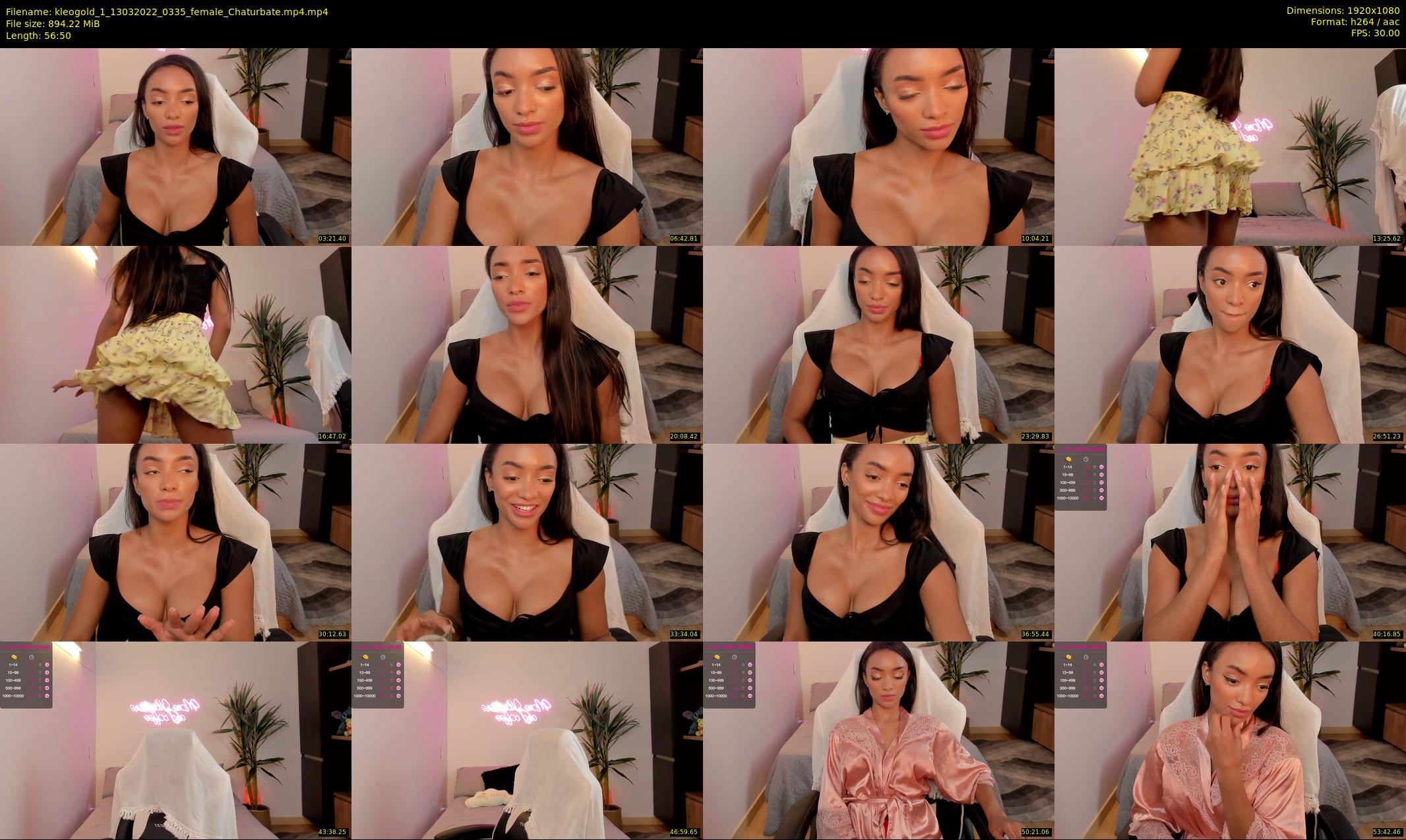 kleogold_1 — 57 minute Chaturbate female cam show recording, 1080p, Mar 13, 2022