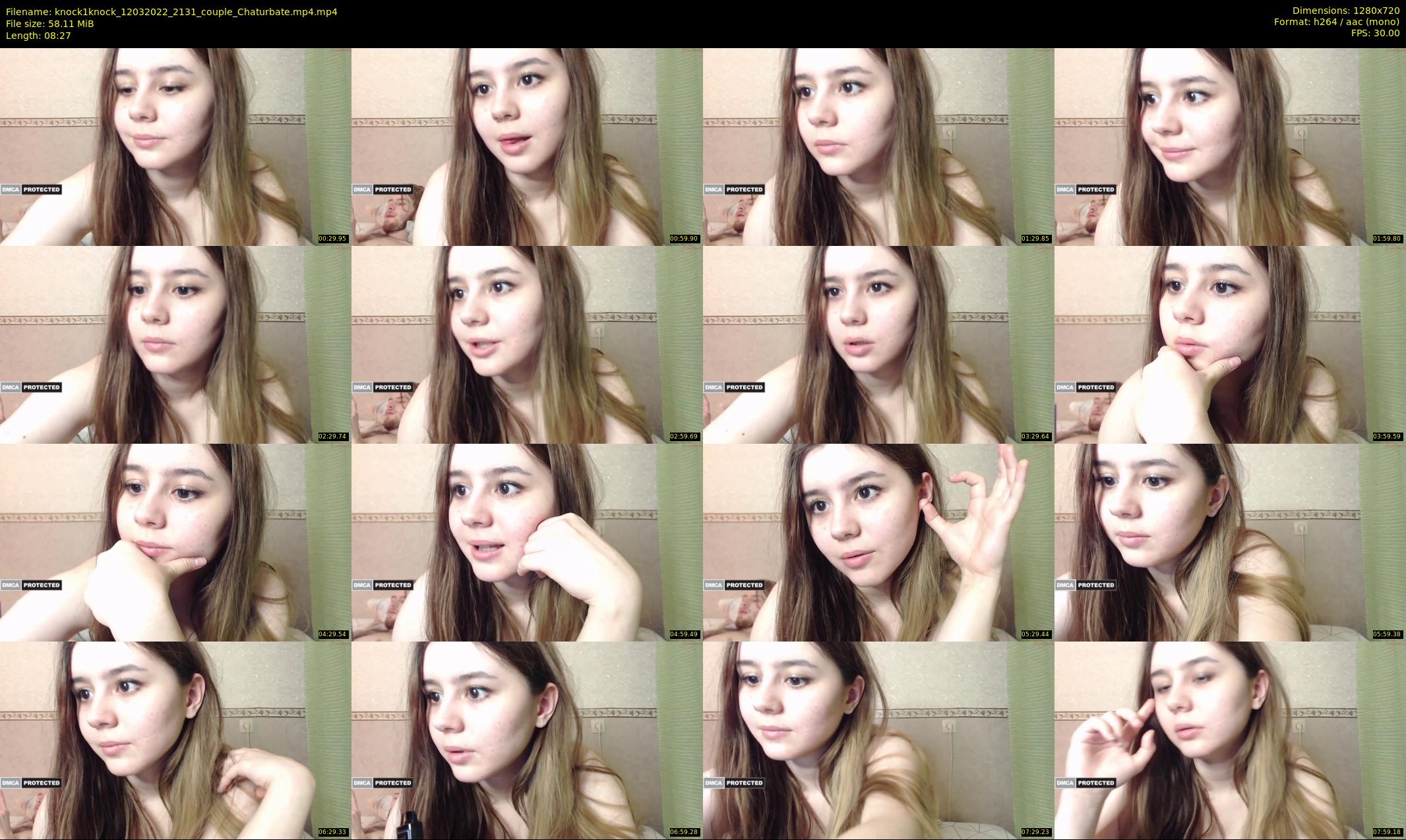 knock1knock — 9 minute Chaturbate couple cam show recording, 720p, Mar 12, 2022