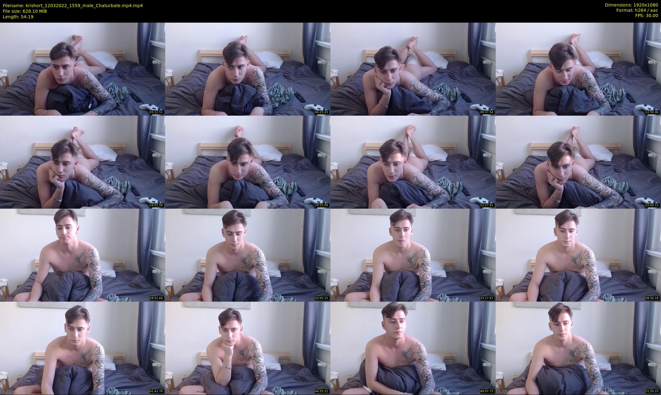 krishort — 55 minute Chaturbate male cam show recording, 1080p, Mar 12, 2022