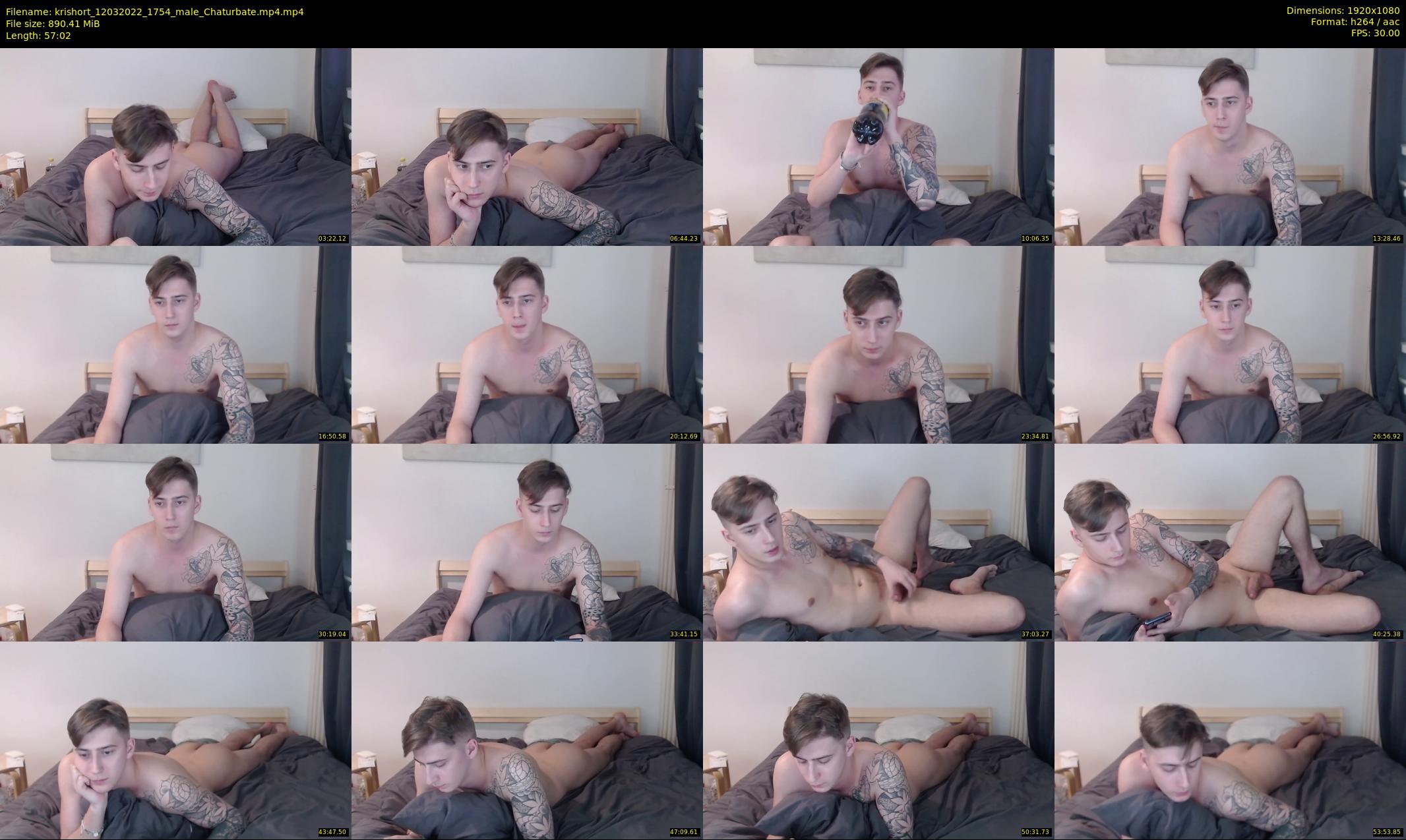 krishort — 58 minute Chaturbate male cam show recording, 1080p, Mar 12, 2022