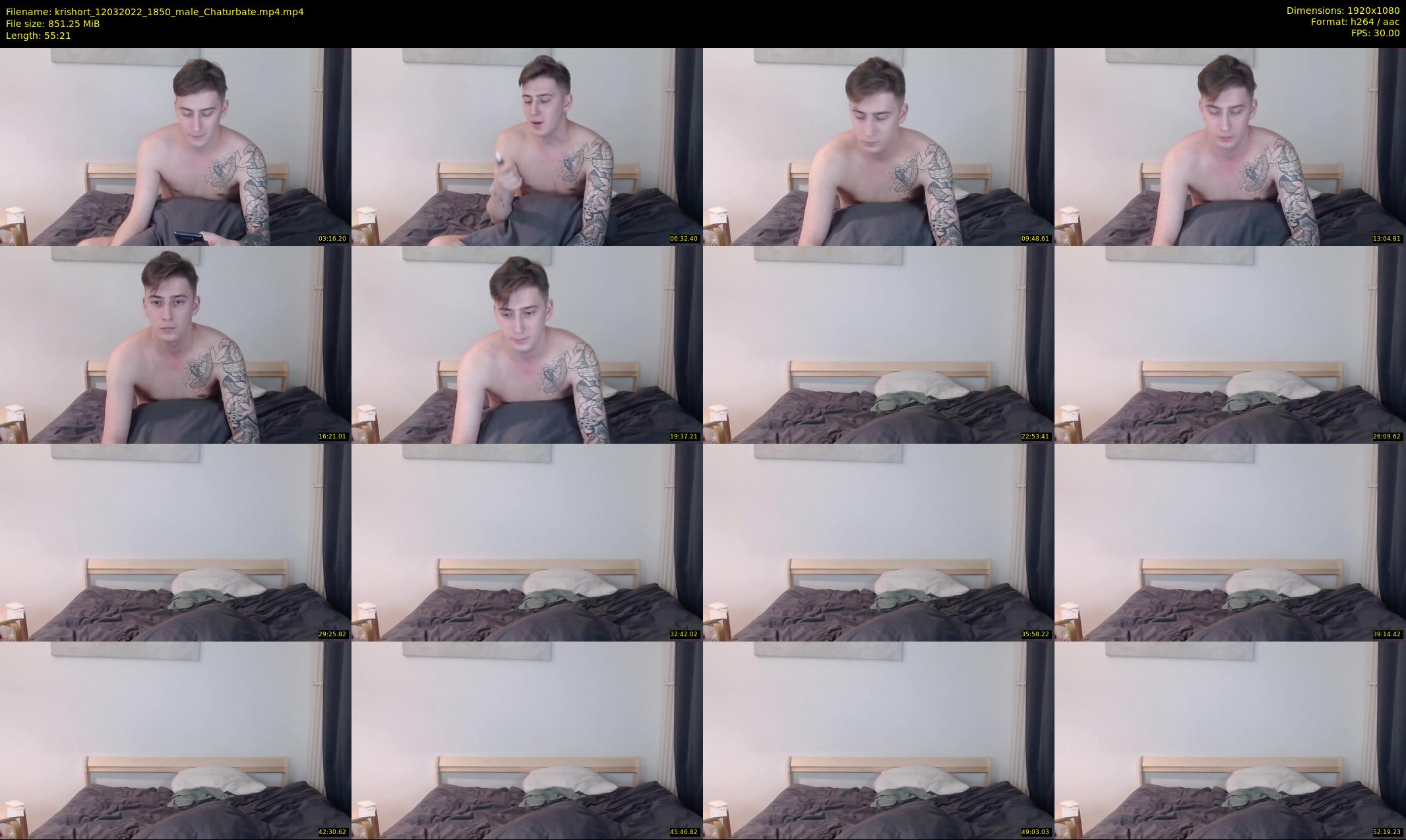 krishort — 56 minute Chaturbate male cam show recording, 1080p, Mar 12, 2022