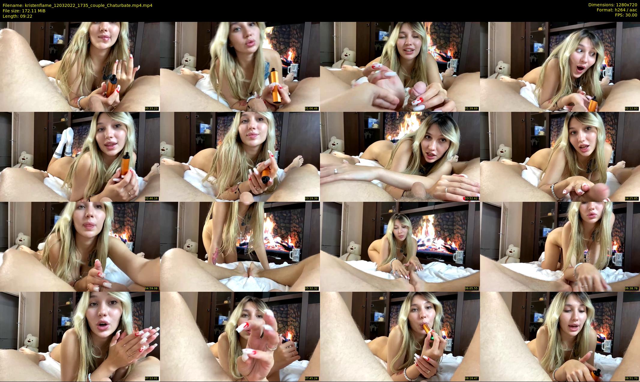 kristenflame — 10 minute Chaturbate couple cam show recording, 720p, Mar 12, 2022