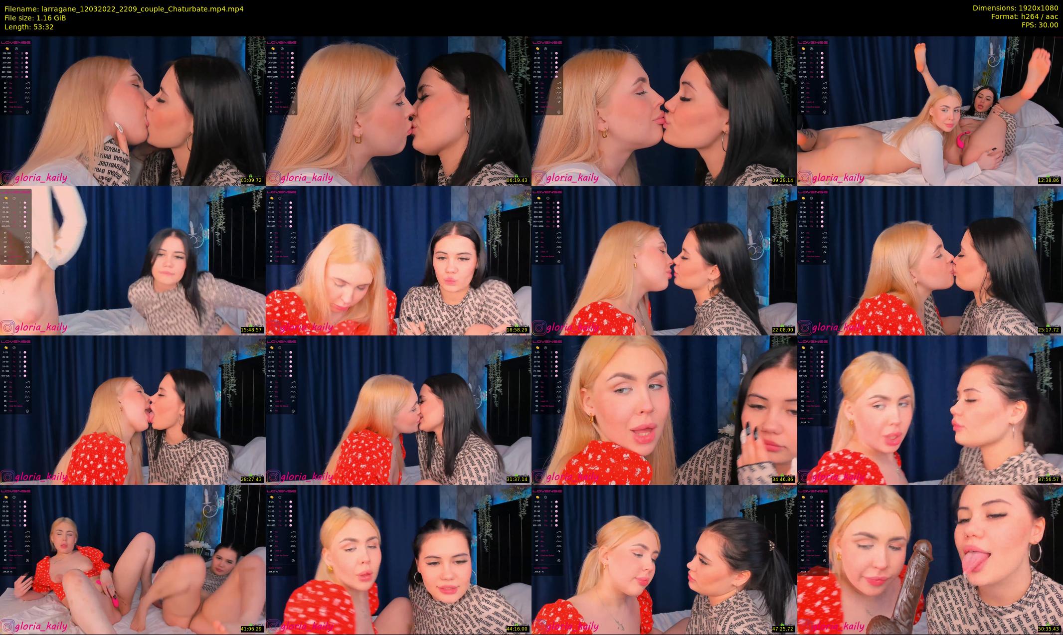 larragane — 54 minute Chaturbate couple cam show recording, 1080p, Mar 12, 2022