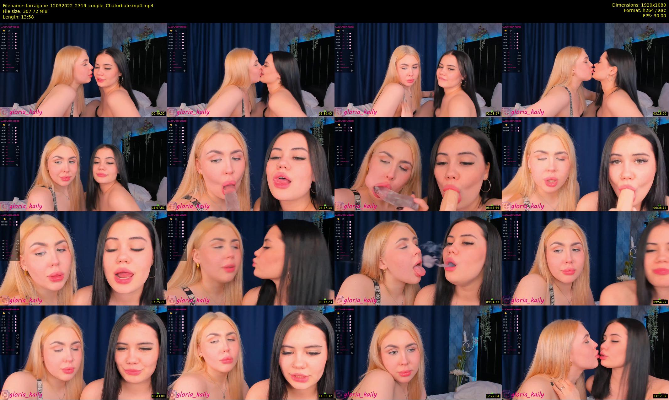 larragane — 14 minute Chaturbate couple cam show recording, 1080p, Mar 12, 2022