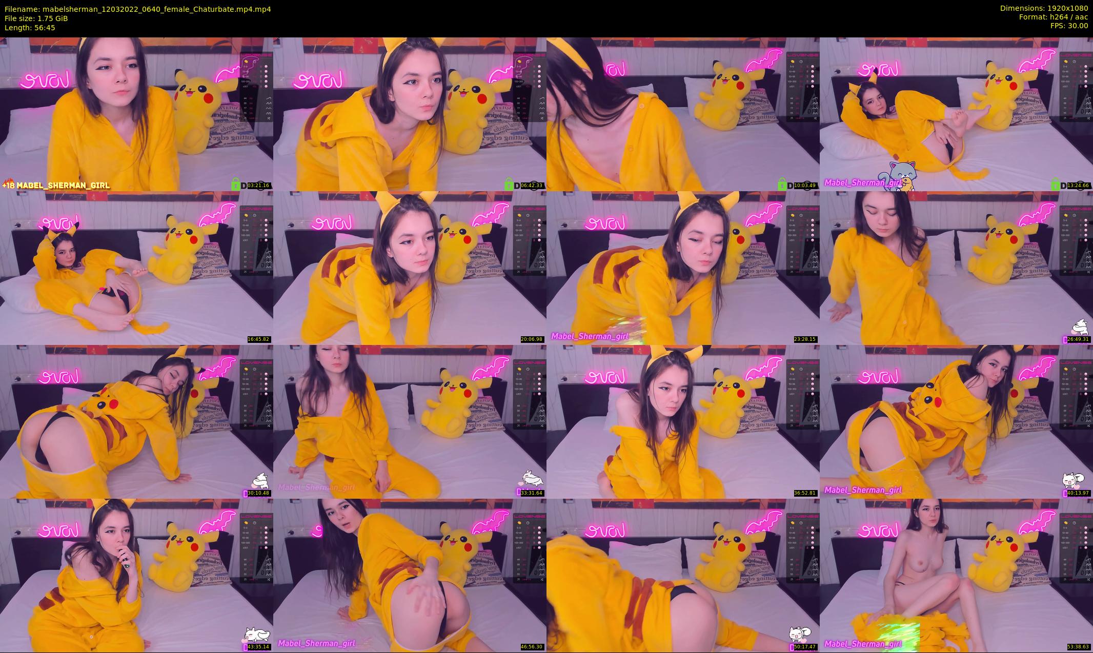 mabelsherman — 57 minute Chaturbate couple cam show recording, 1080p, Mar 12, 2022