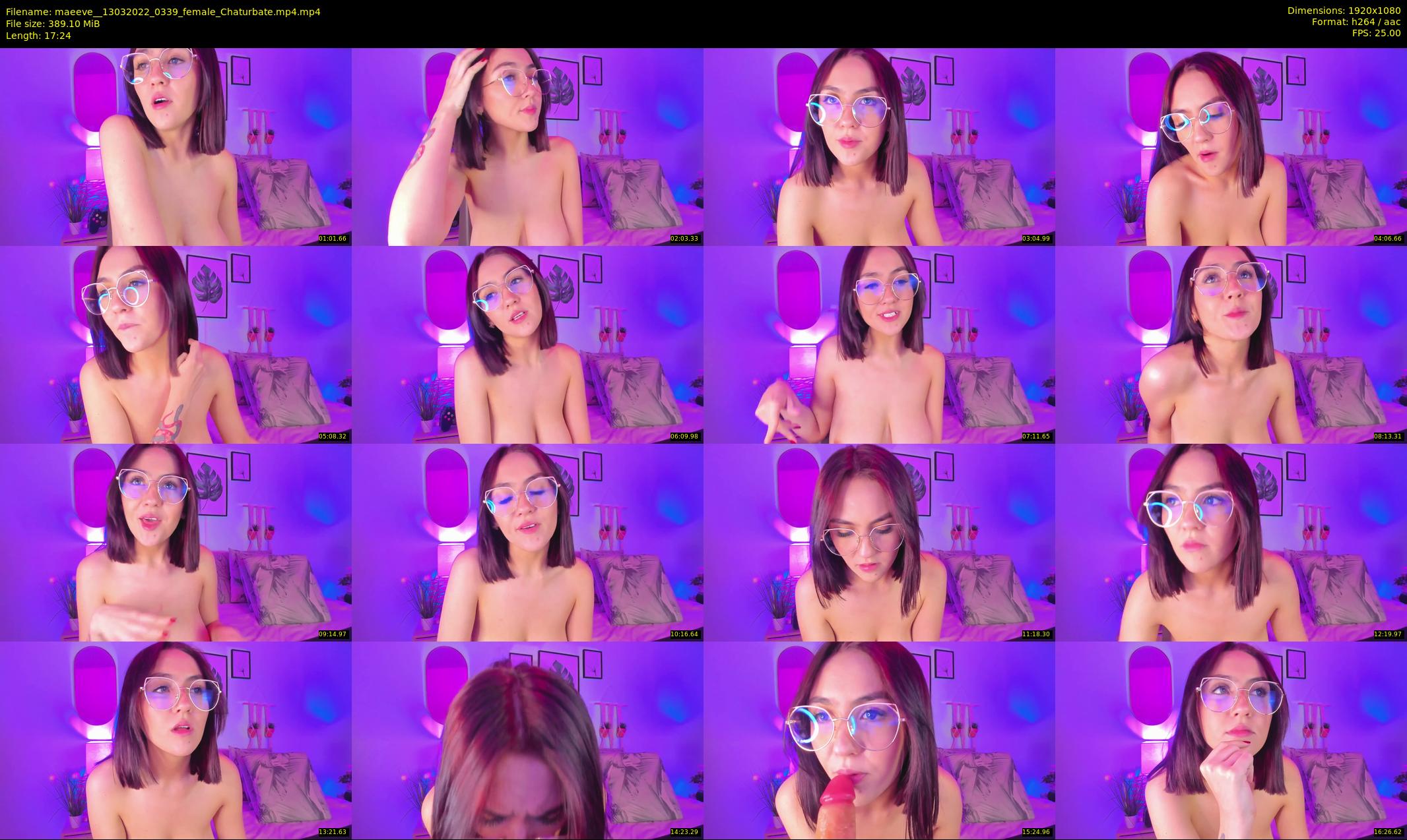 maeeve_ — 18 minute Chaturbate female cam show recording, 1080p, Mar 13, 2022