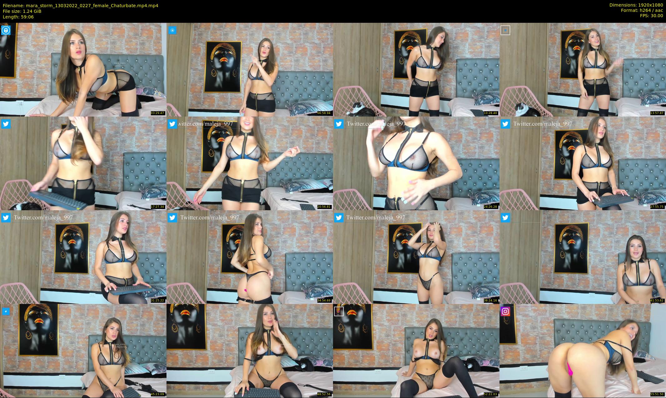 mara_storm — 60 minute Chaturbate female cam show recording, 1080p, Mar 13, 2022