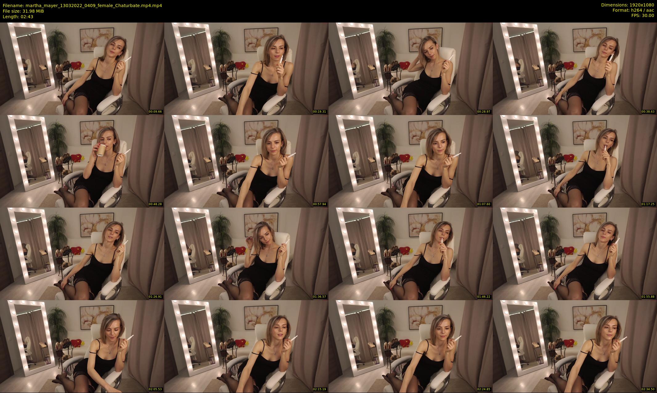 martha_mayer — 3 minute Chaturbate female cam show recording, 1080p, Mar 13, 2022
