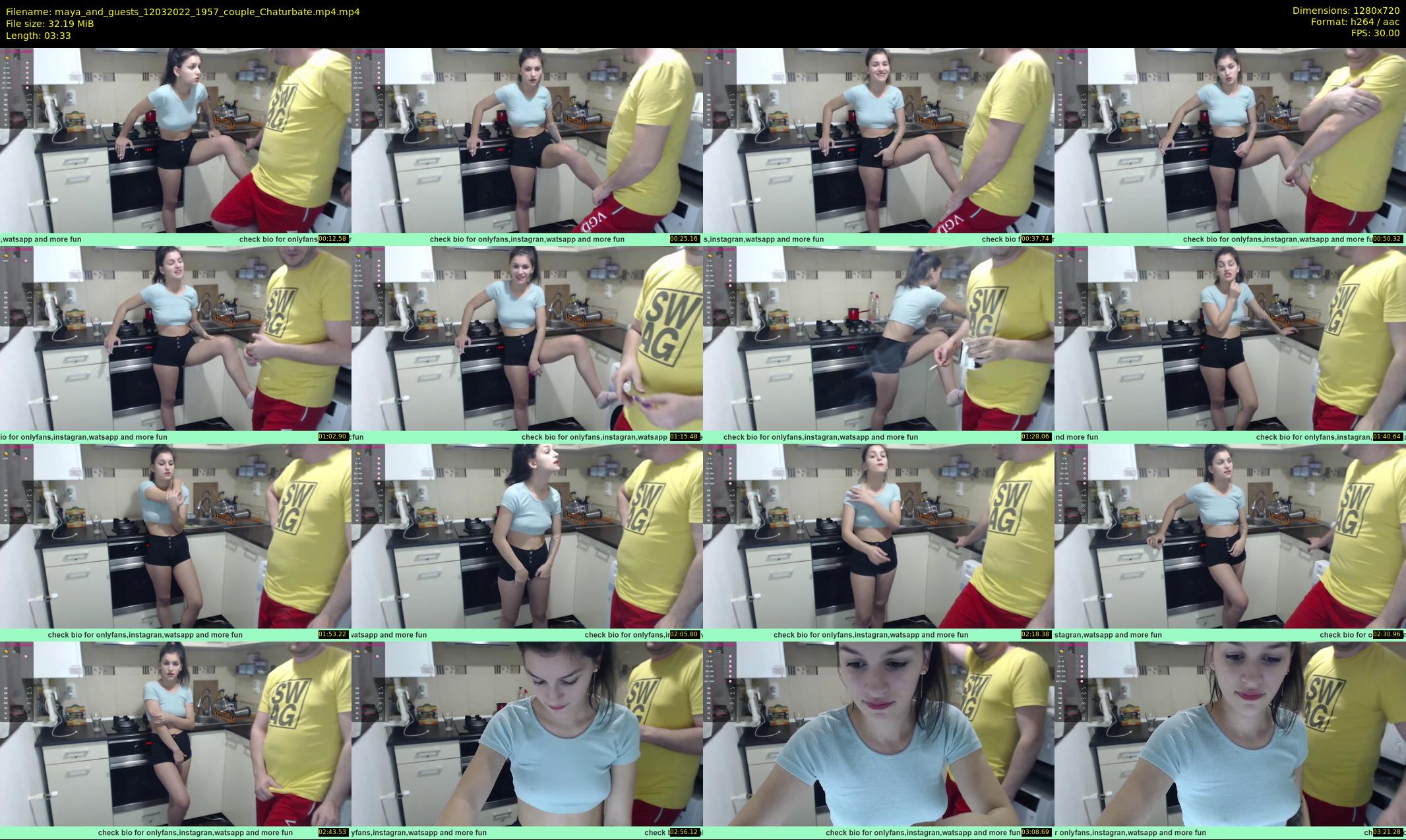 maya_and_guests — 4 minute Chaturbate couple cam show recording, 720p, Mar 12, 2022