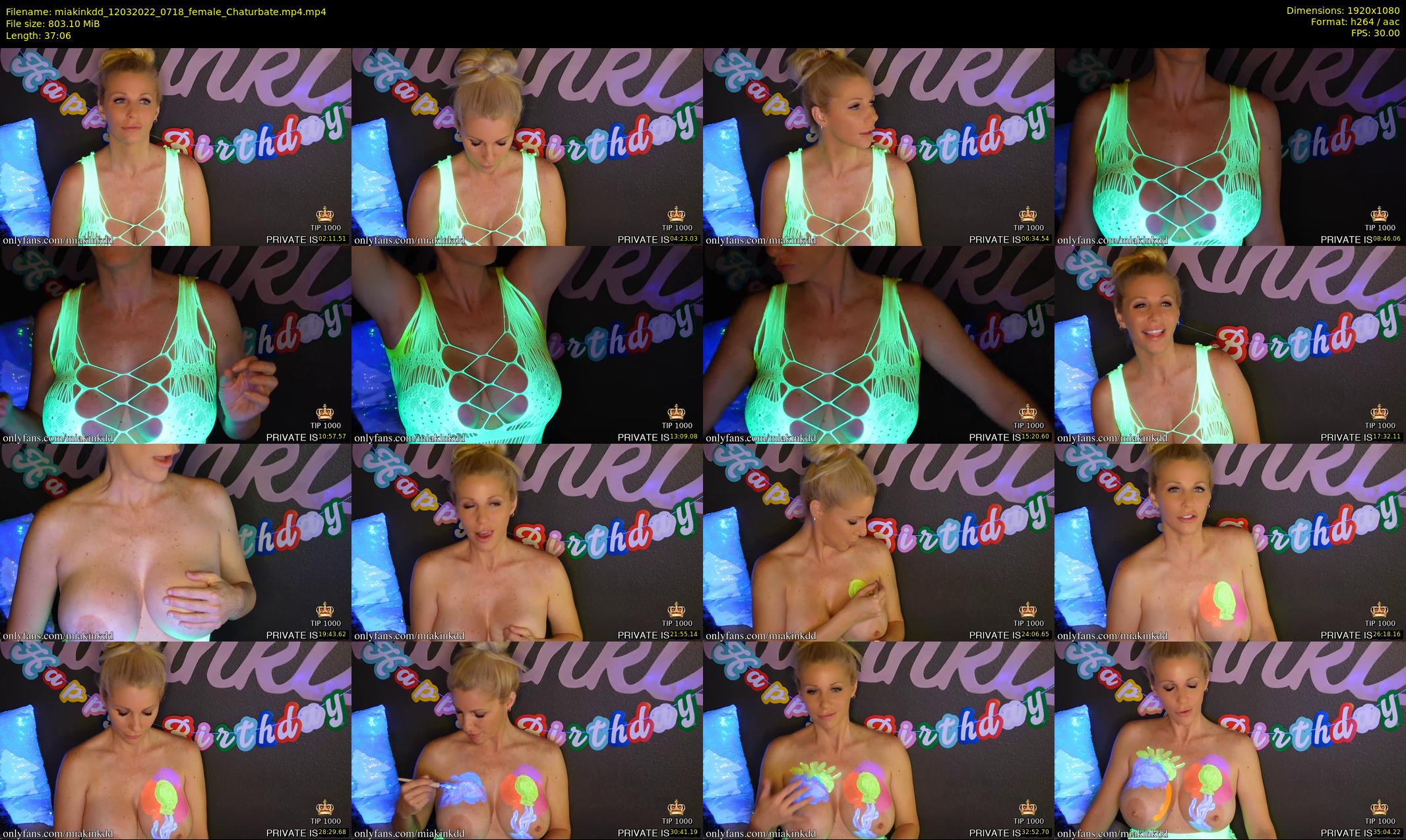 miakinkdd — 38 minute Chaturbate female cam show recording, 1080p, Mar 12, 2022