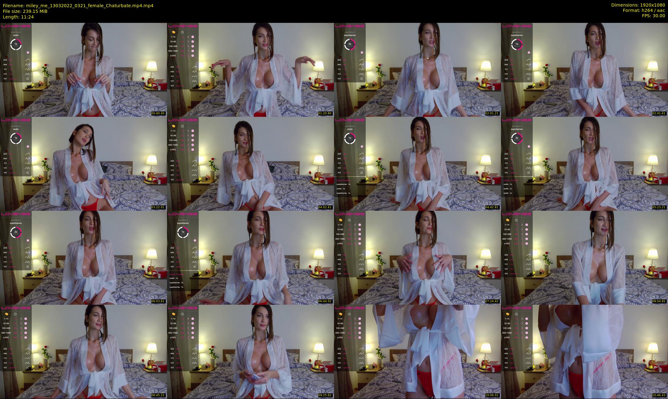 miley_me — 12 minute Chaturbate female cam show recording, 1080p, Mar 13, 2022