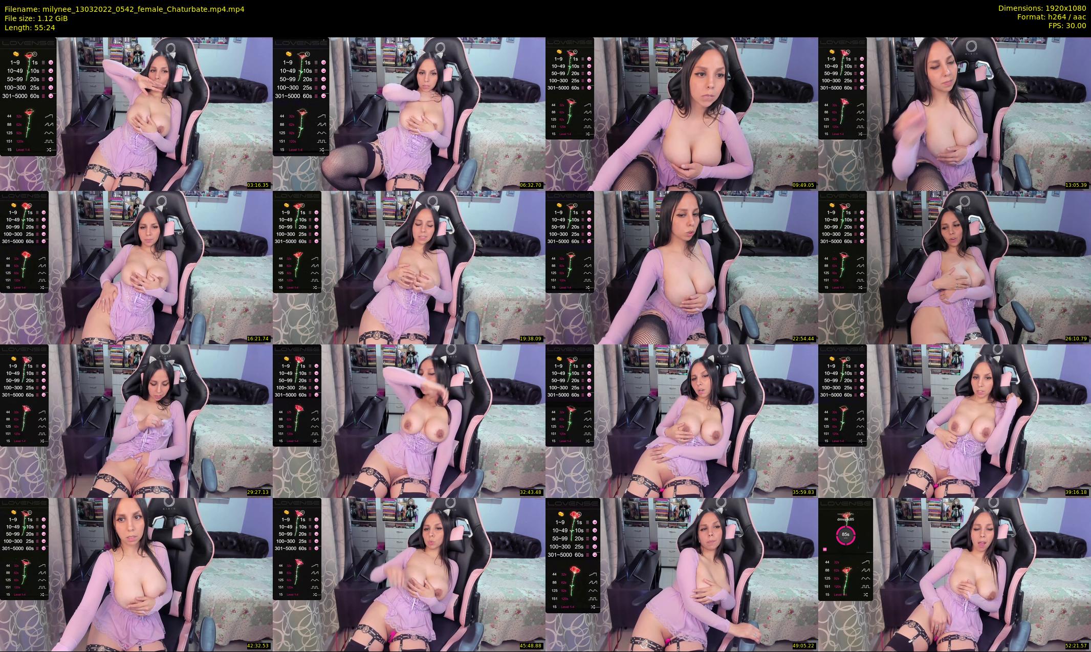 milynee — 56 minute Chaturbate female cam show recording, 1080p, Mar 13, 2022