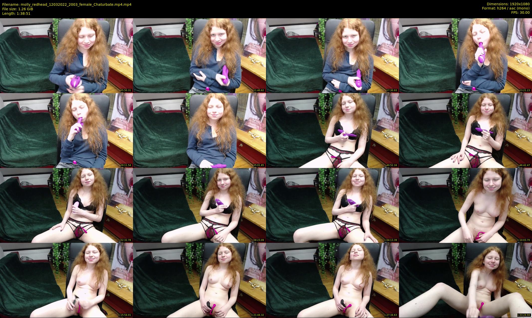 molly_redhead — 99 minute Chaturbate female cam show recording, 1080p, Mar 12, 2022