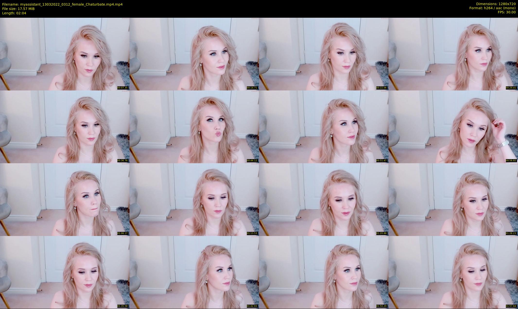 myassistant — 3 minute Chaturbate female cam show recording, 720p, Mar 13, 2022