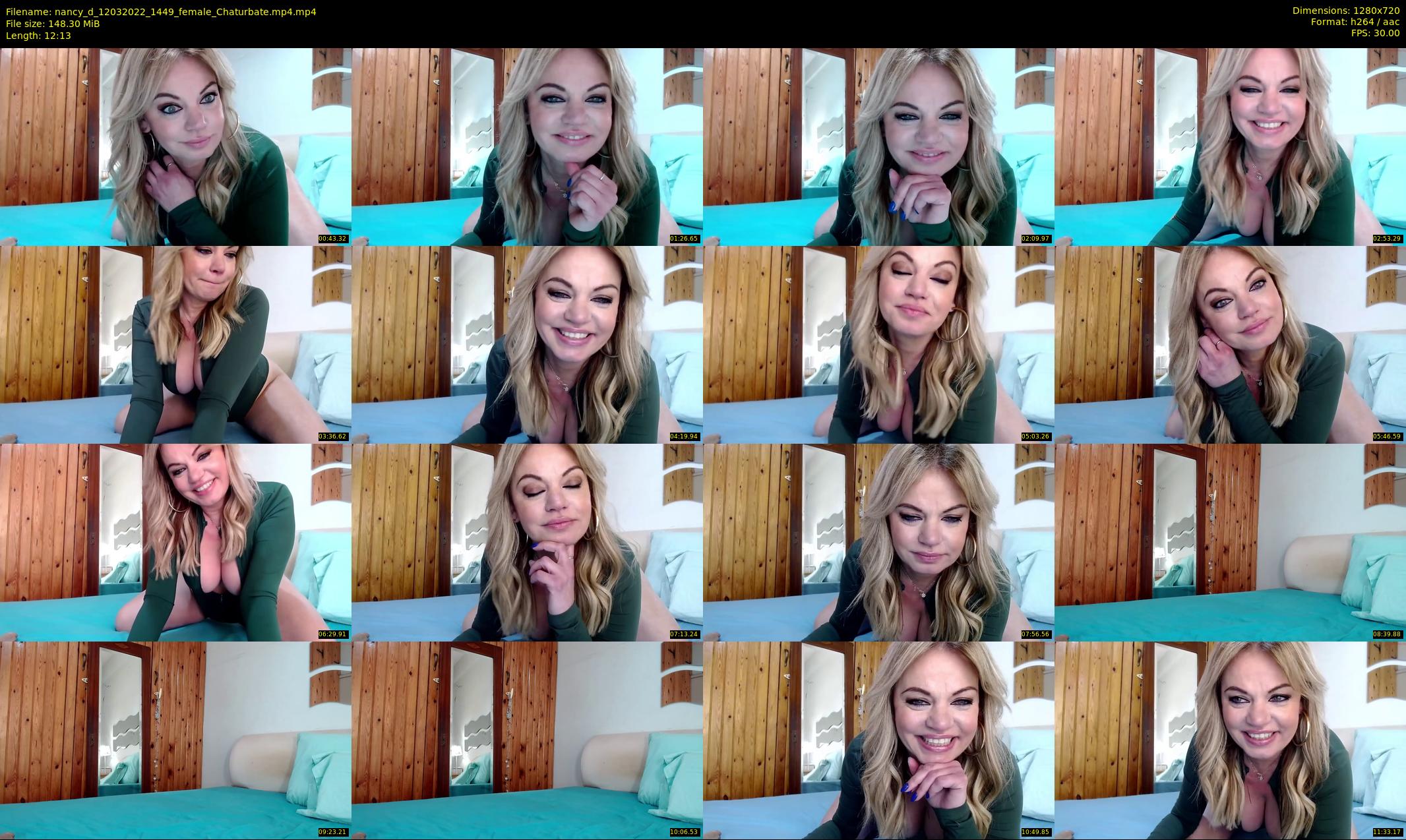 nancy_d — 13 minute Chaturbate female cam show recording, 720p, Mar 12, 2022